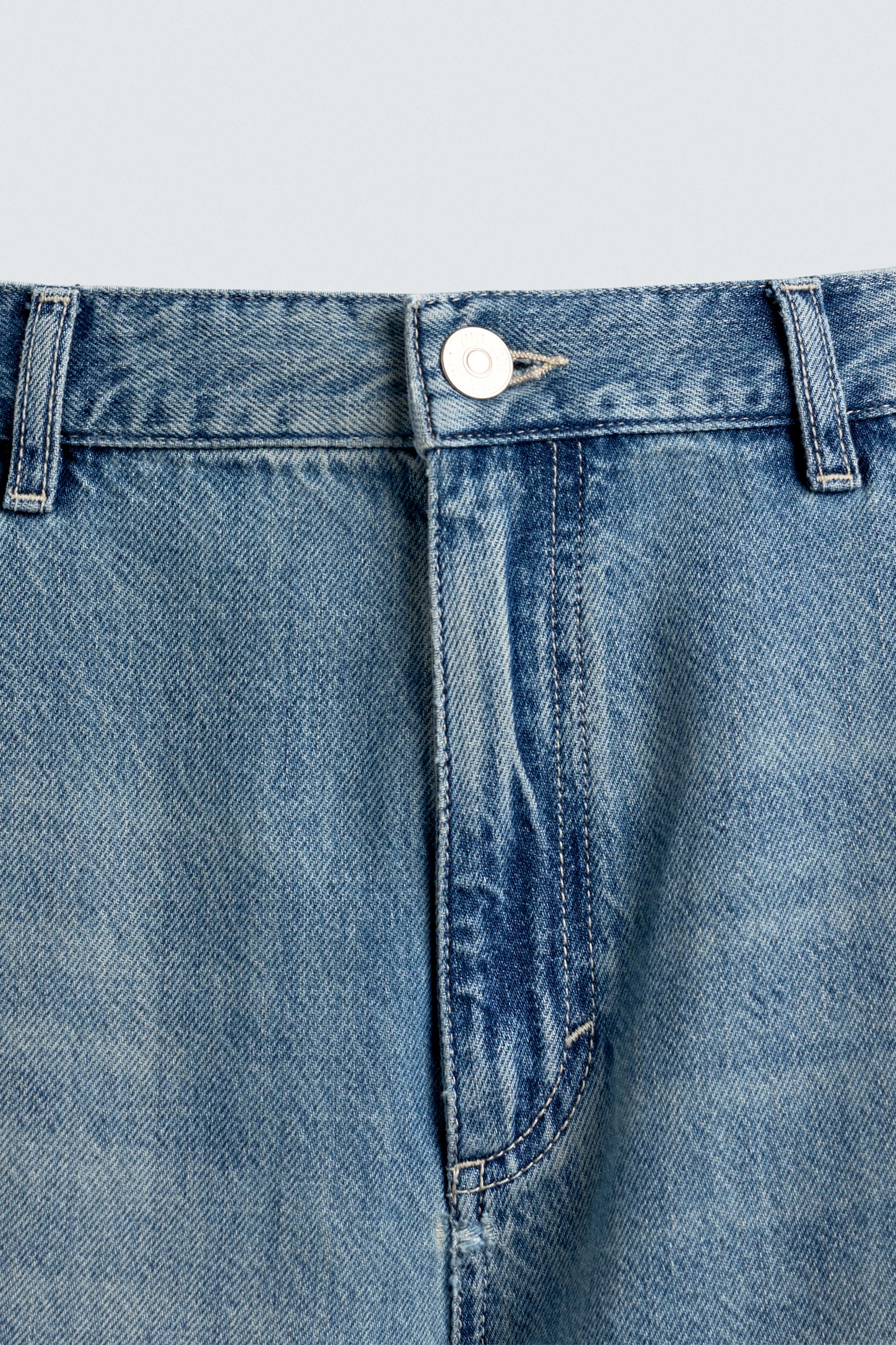 STRAIGHT FIT DENIM CHINO PANTS