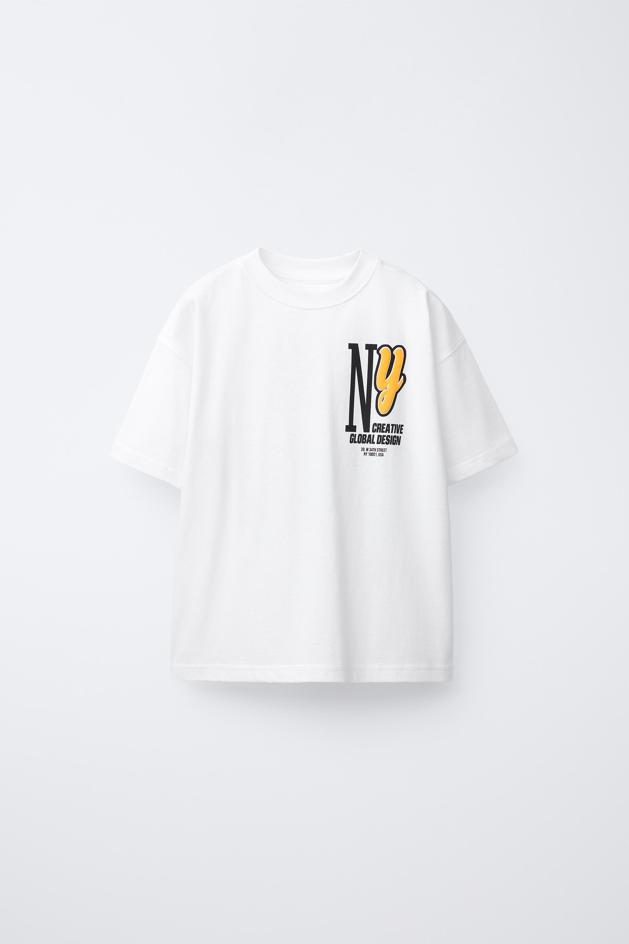 RAISED NY PRINT T-SHIRT