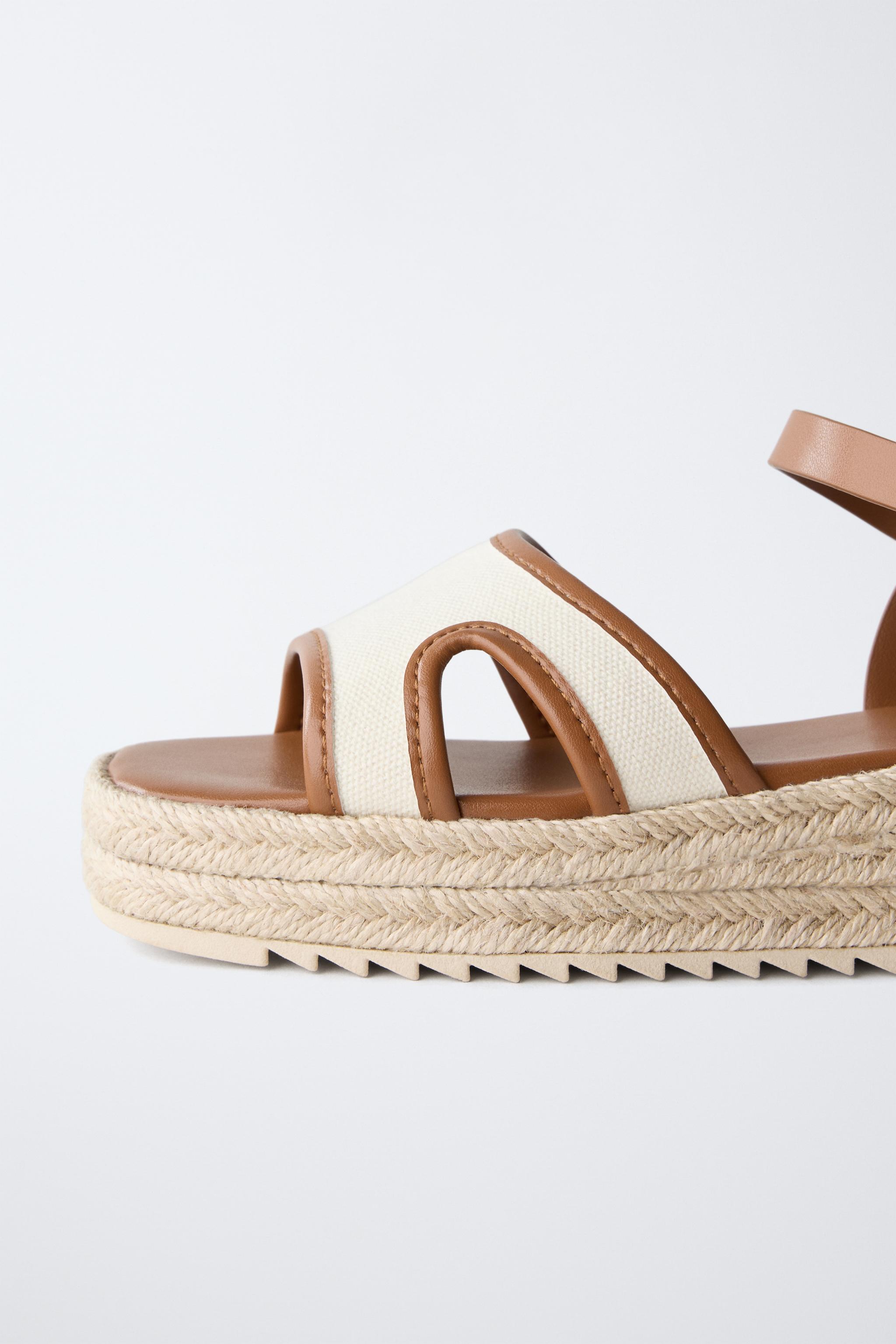 JUTE CANVAS SANDALS