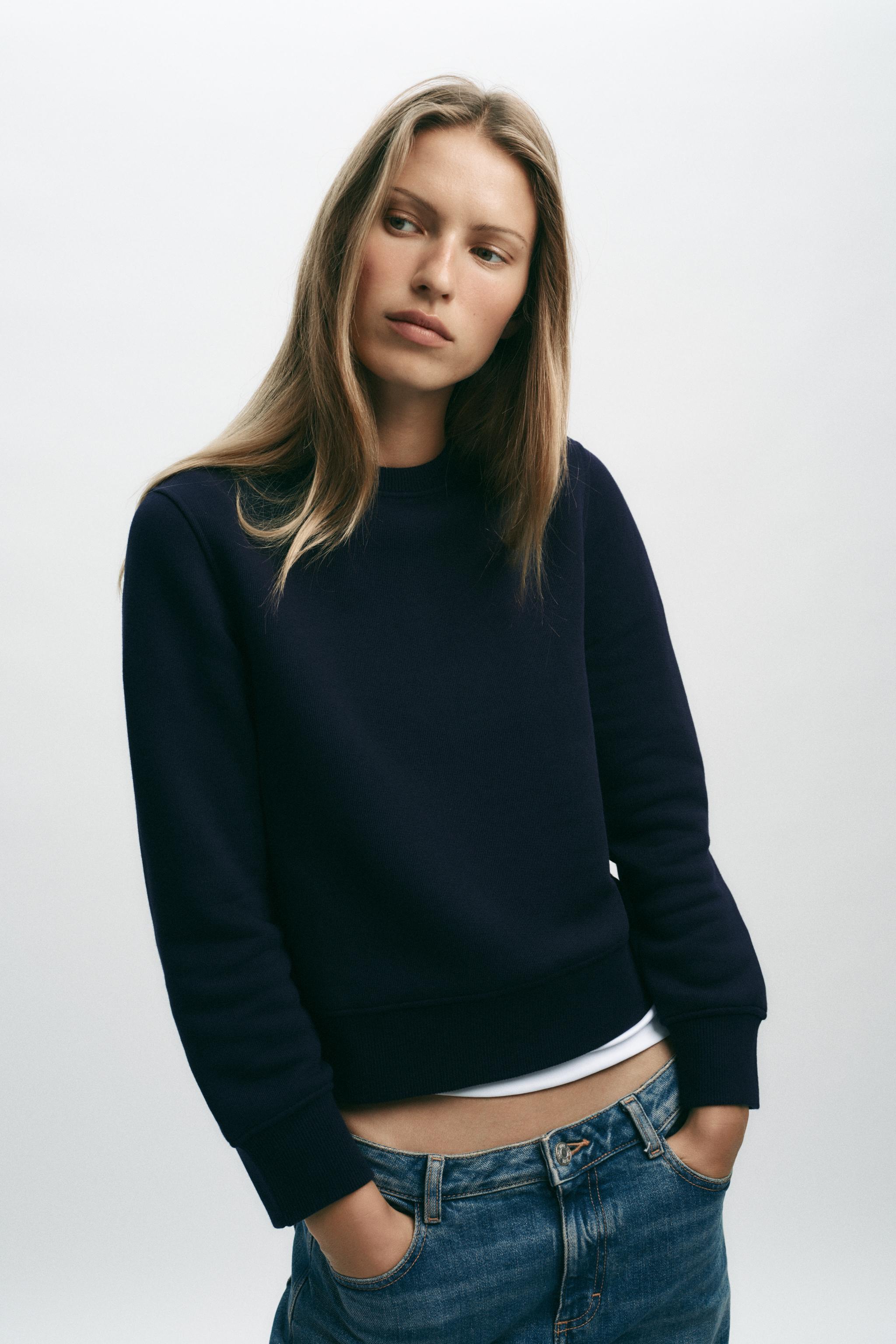 BASIC COTTON SWEATSHIRT