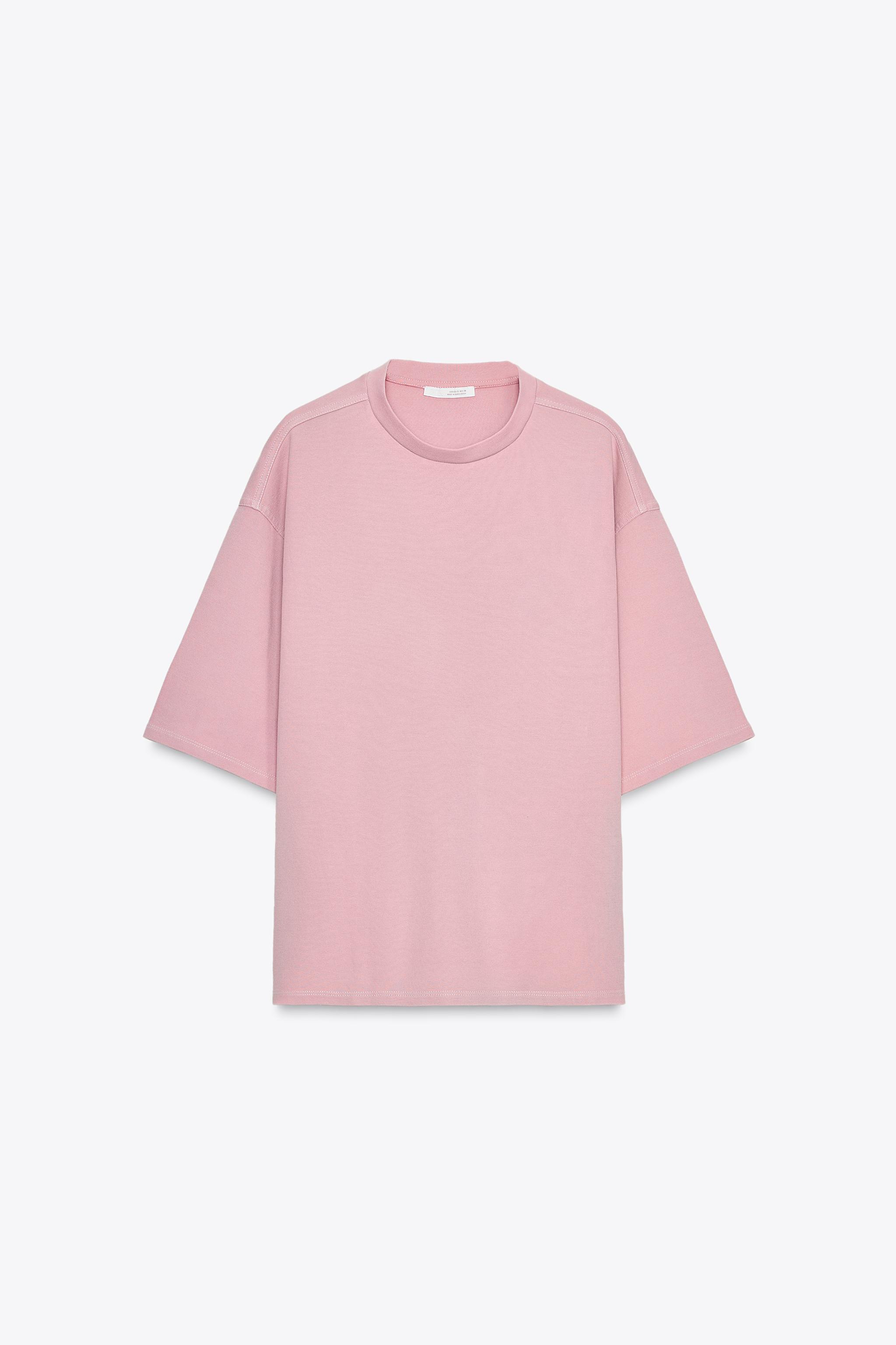 WASHED EFFECT INTERLOCK T-SHIRT