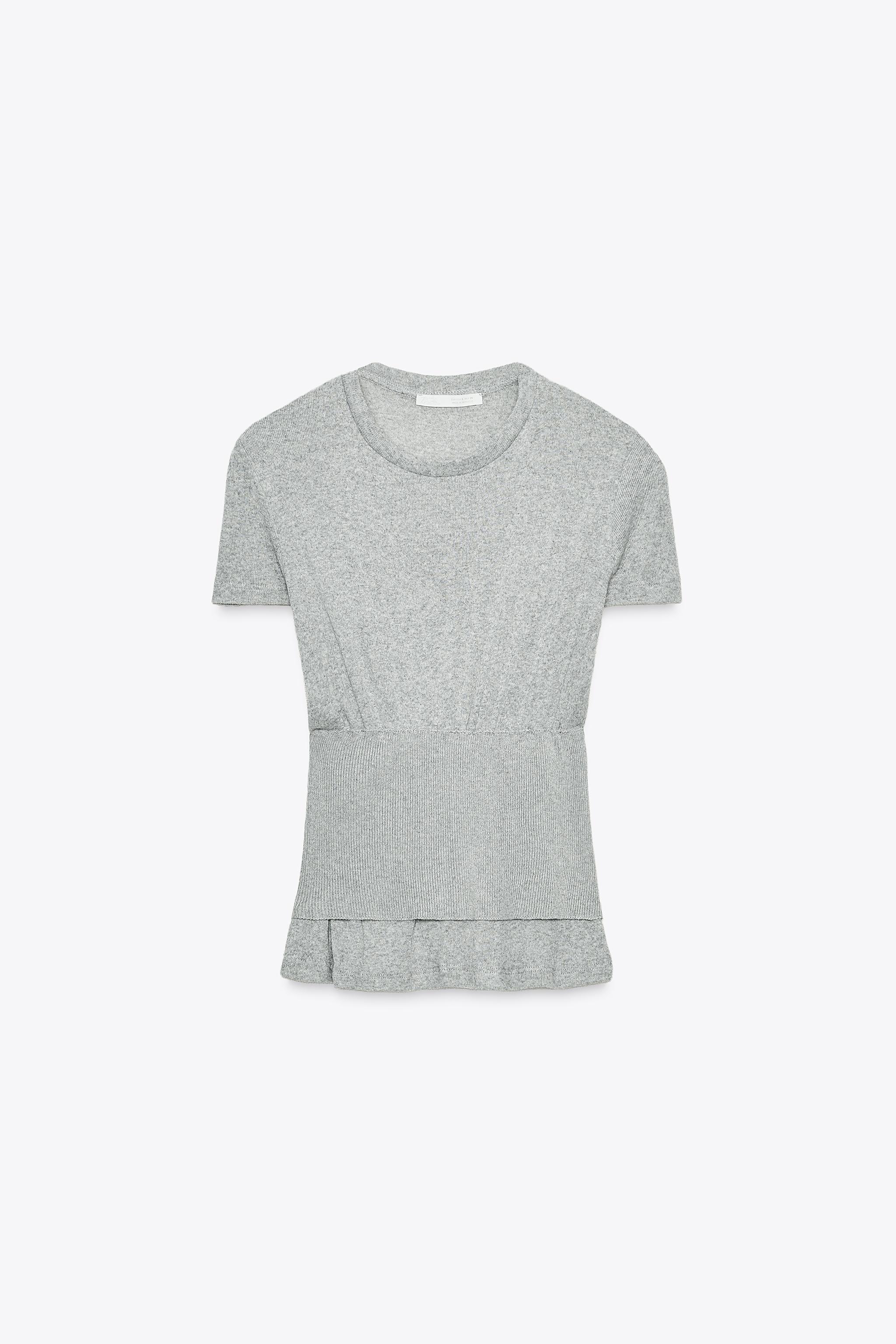 DOUBLE KNIT CORSET T-SHIRT