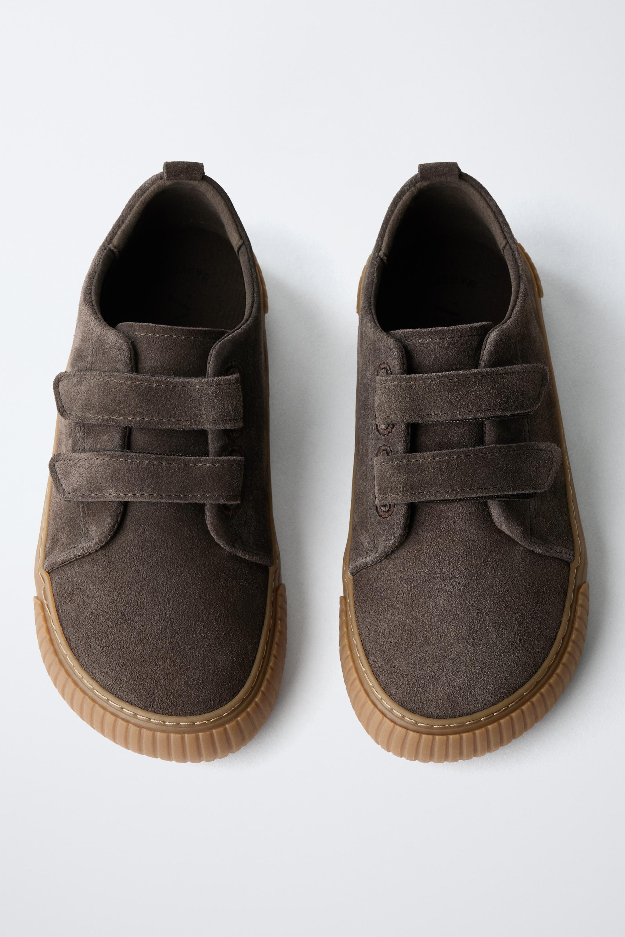 BAREFOOT SPLIT LEATHER SNEAKERS