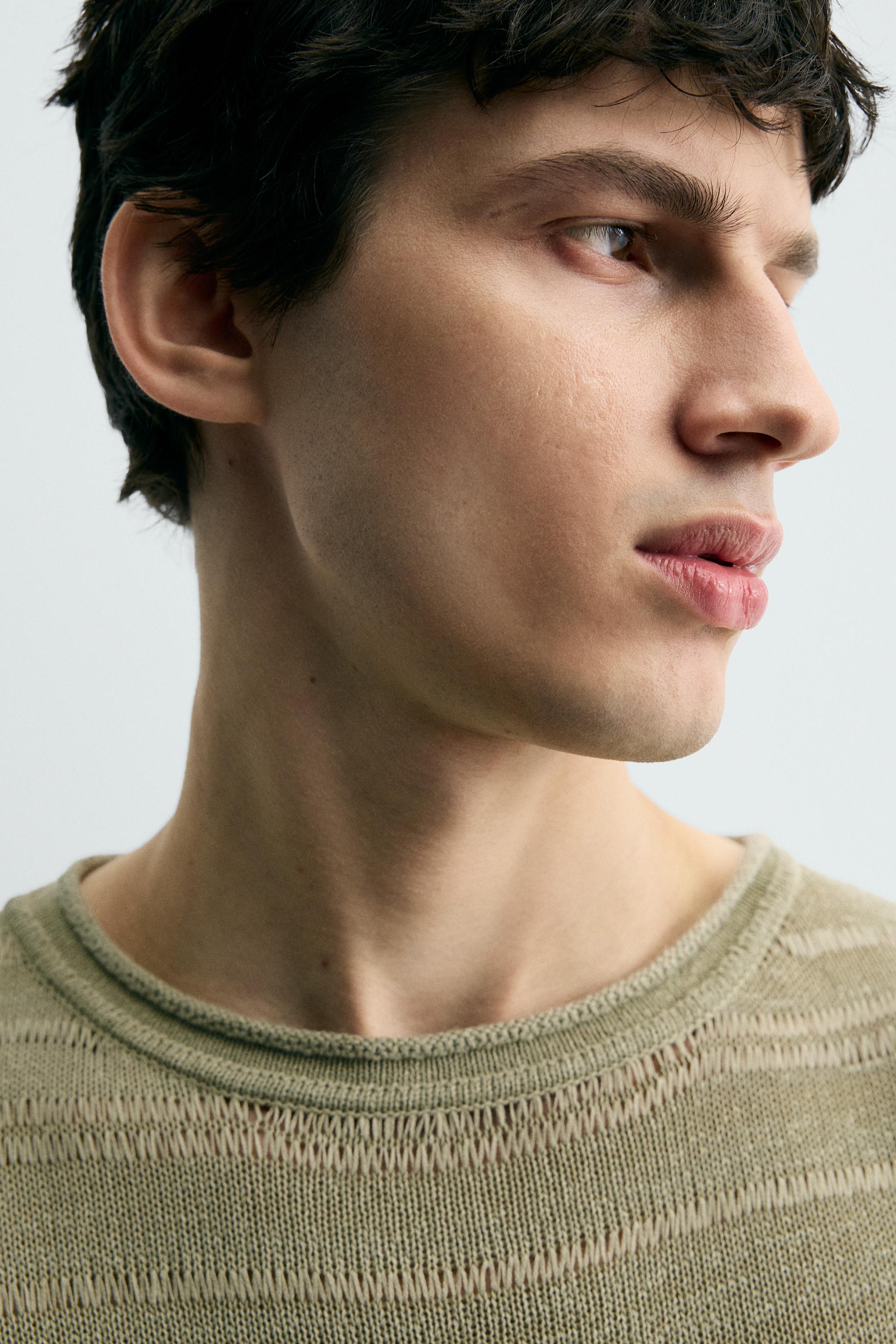 STRIPED JACQUARD SWEATER