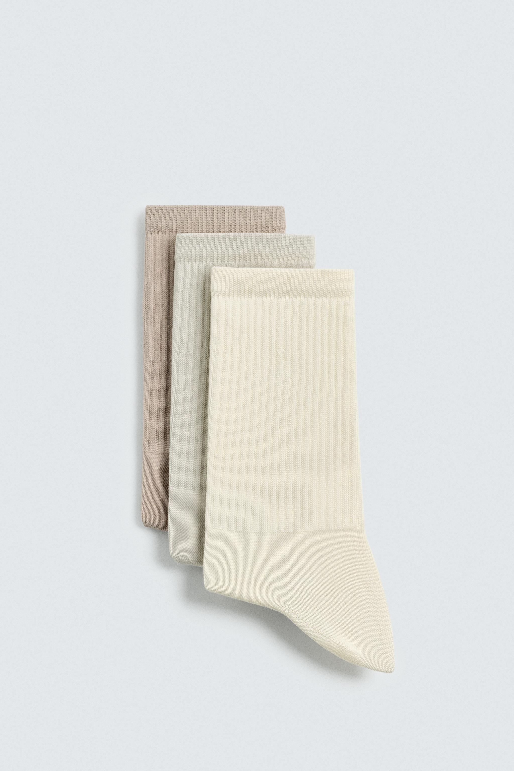 3-PACK RIB SOCKS