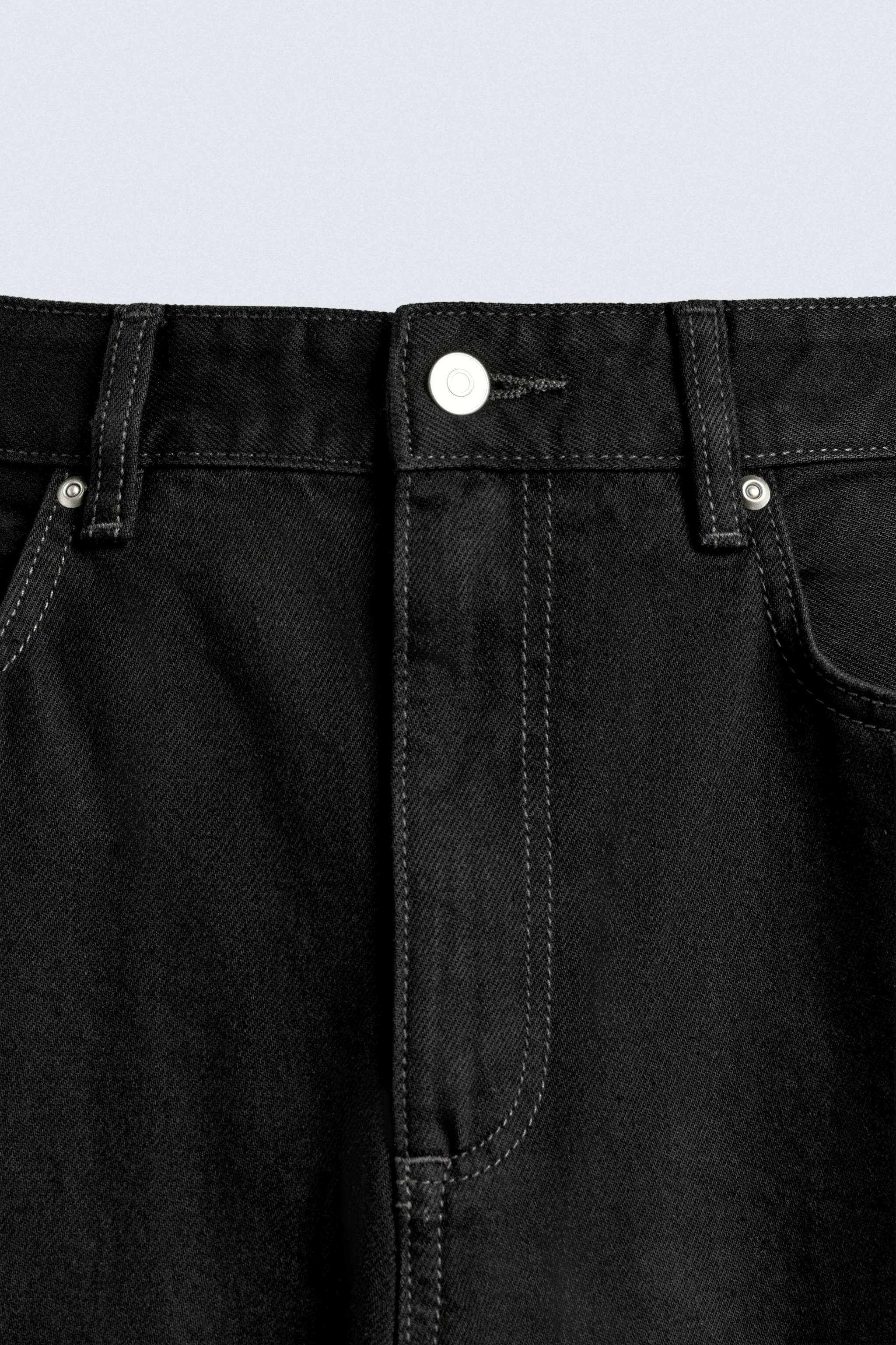 TAPERED WIDE FIT JEANS