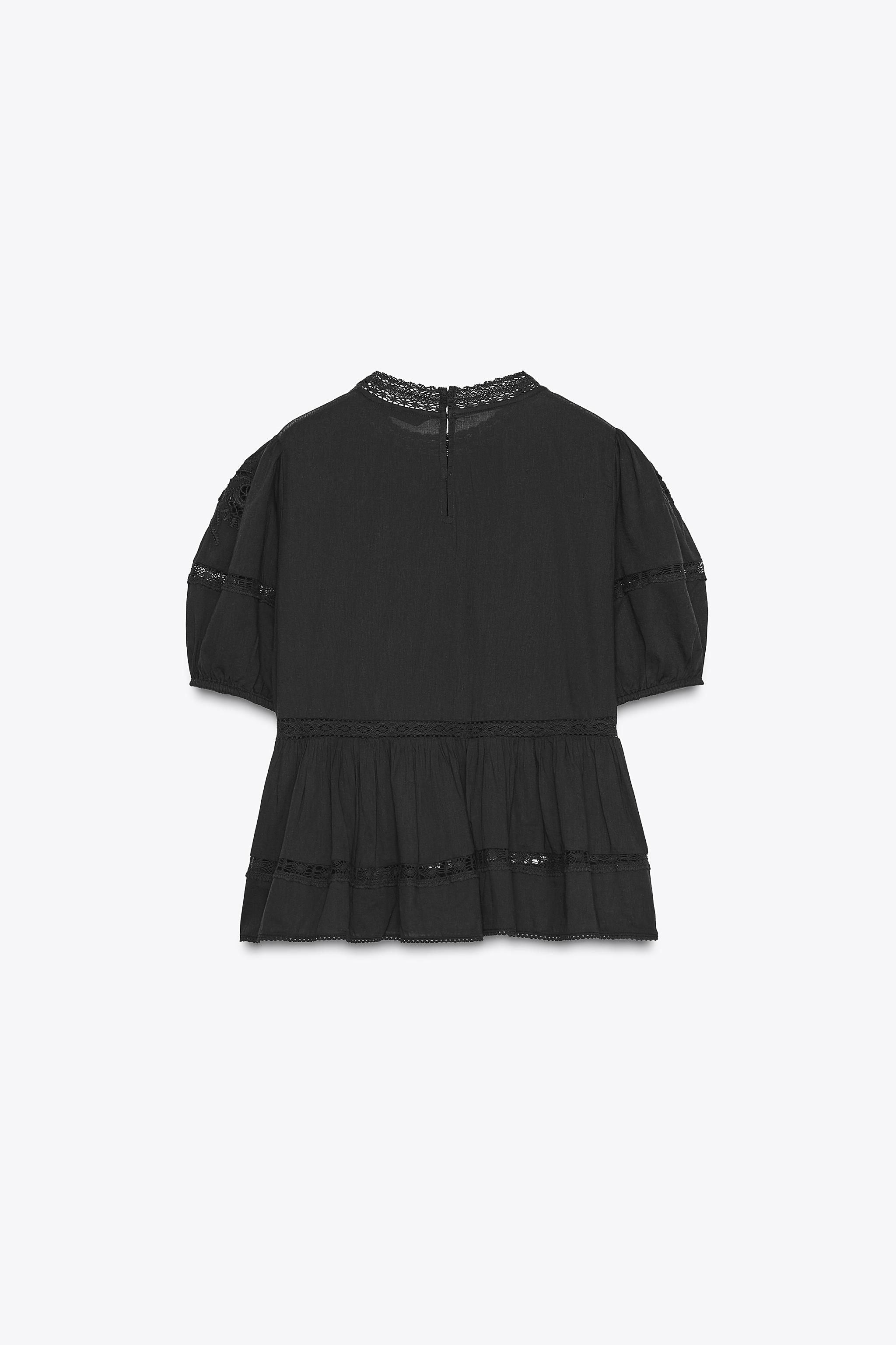 ZW COLLECTION ROMANTIC EMBROIDERED BLOUSE