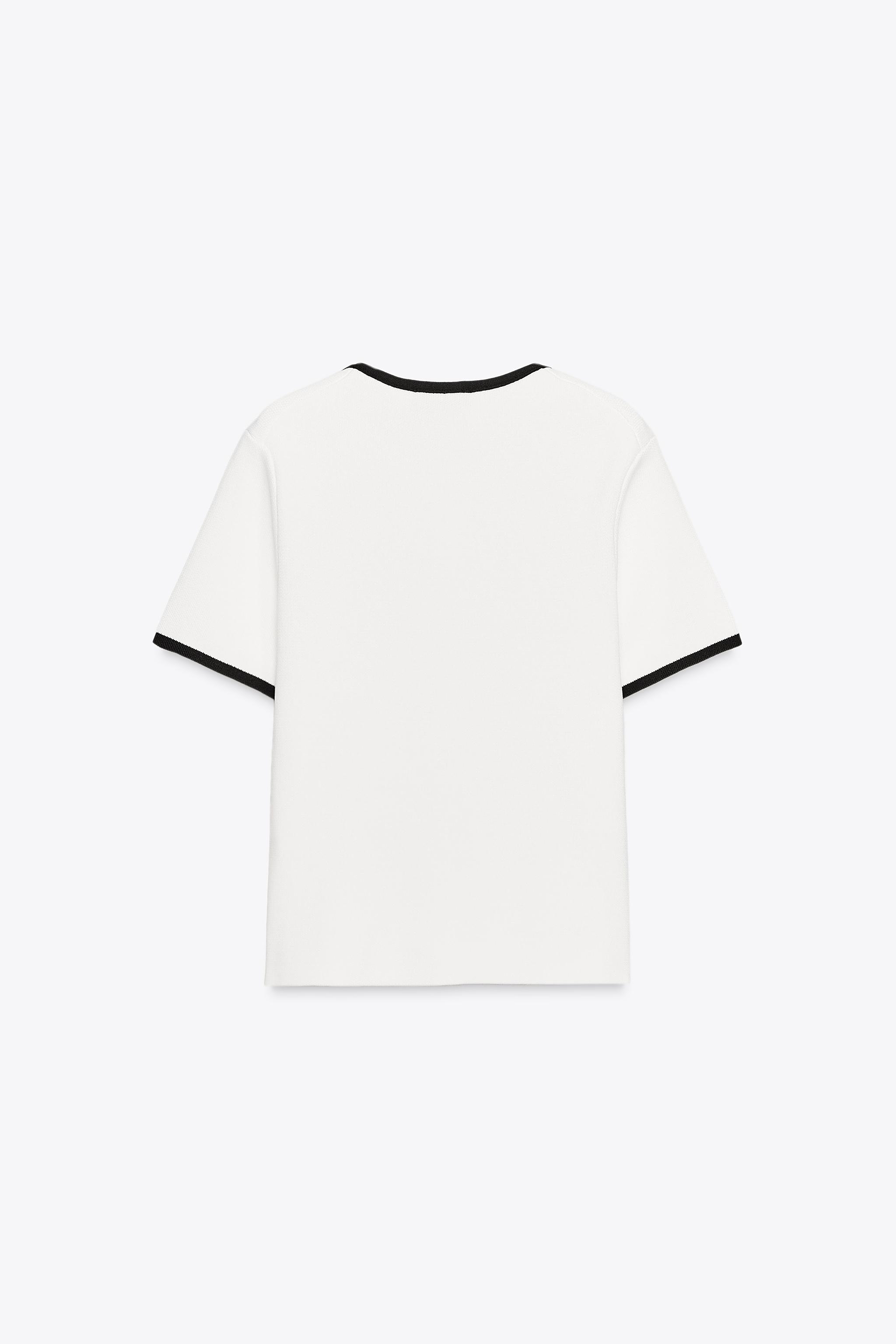 CONTRAST TRIM CARDIGAN