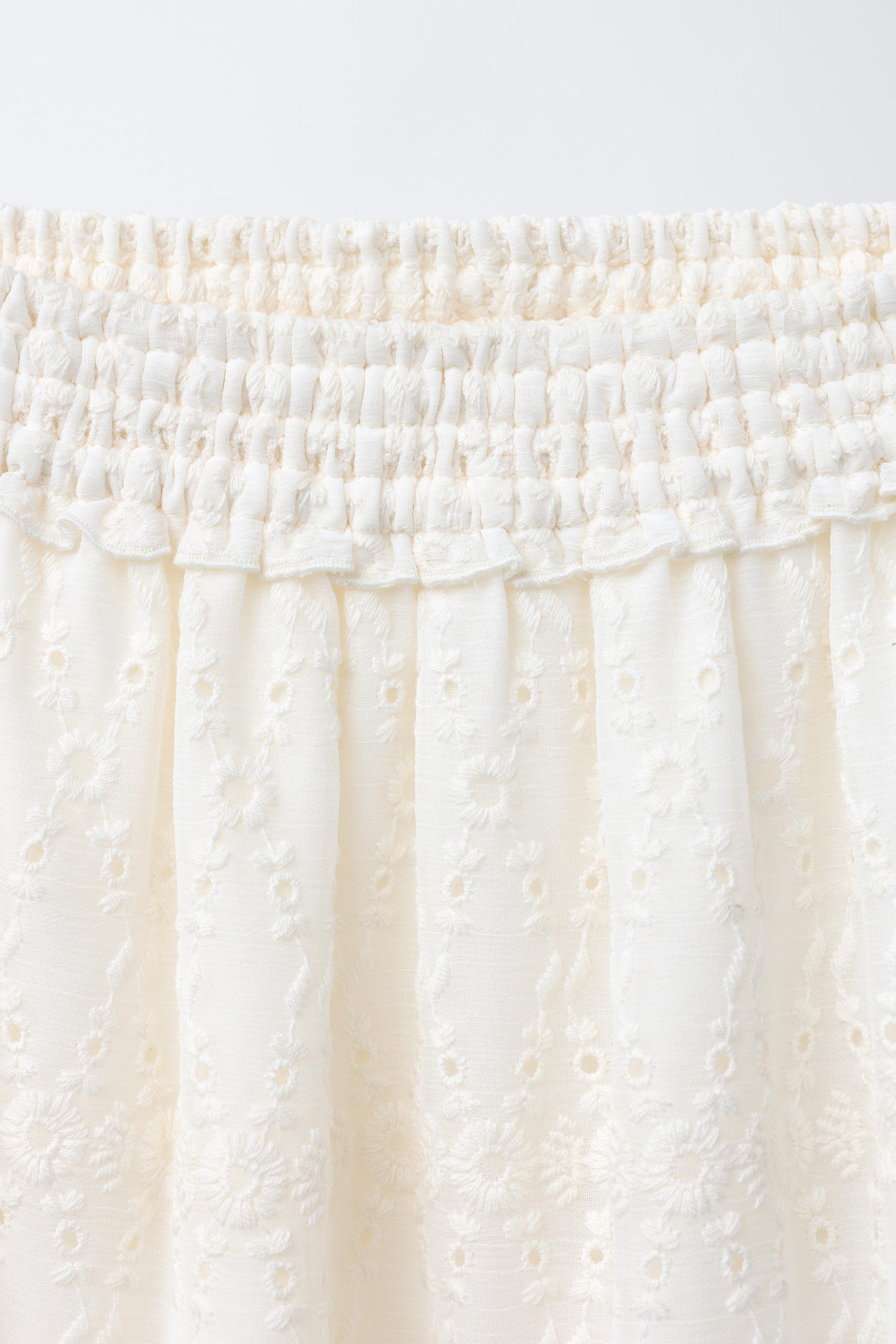 EMBROIDERED MIDI SKIRT