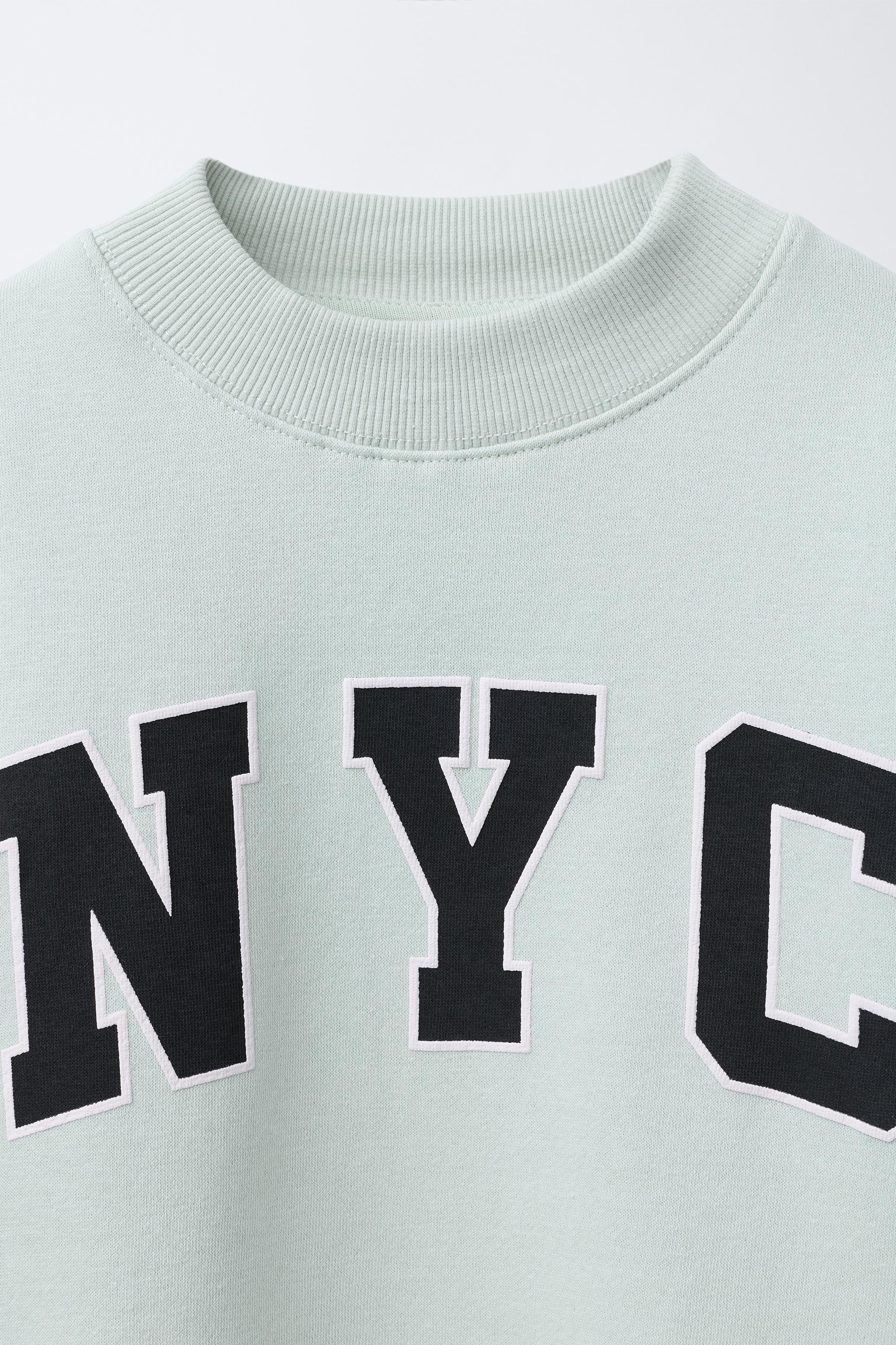 TEXT PRINT SWEATSHIRT