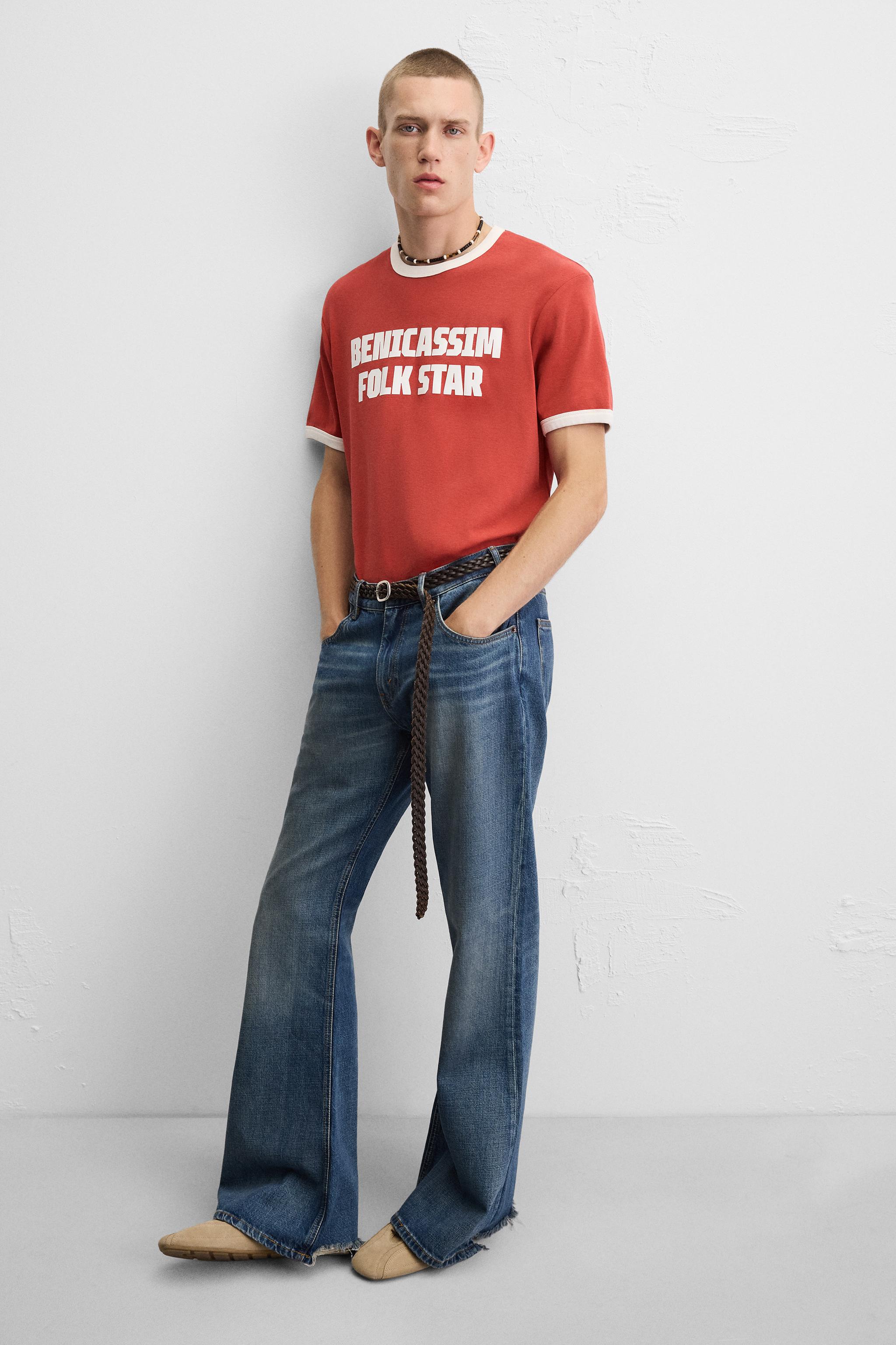 RIBBED GUITARRICADELAFUENTE TEXT T-SHIRT