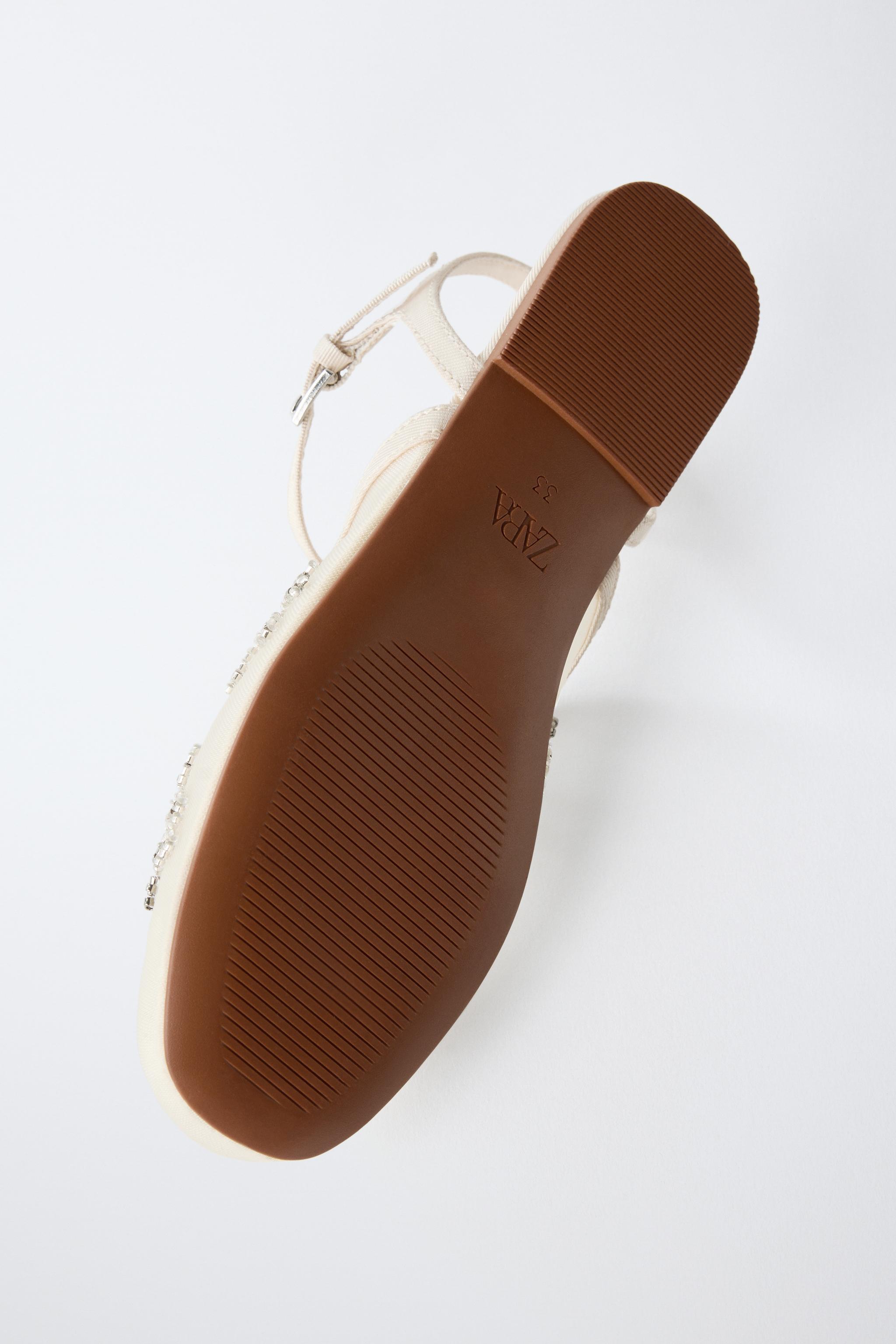 EMBROIDERED FANTASY SLINGBACK BALLET FLATS