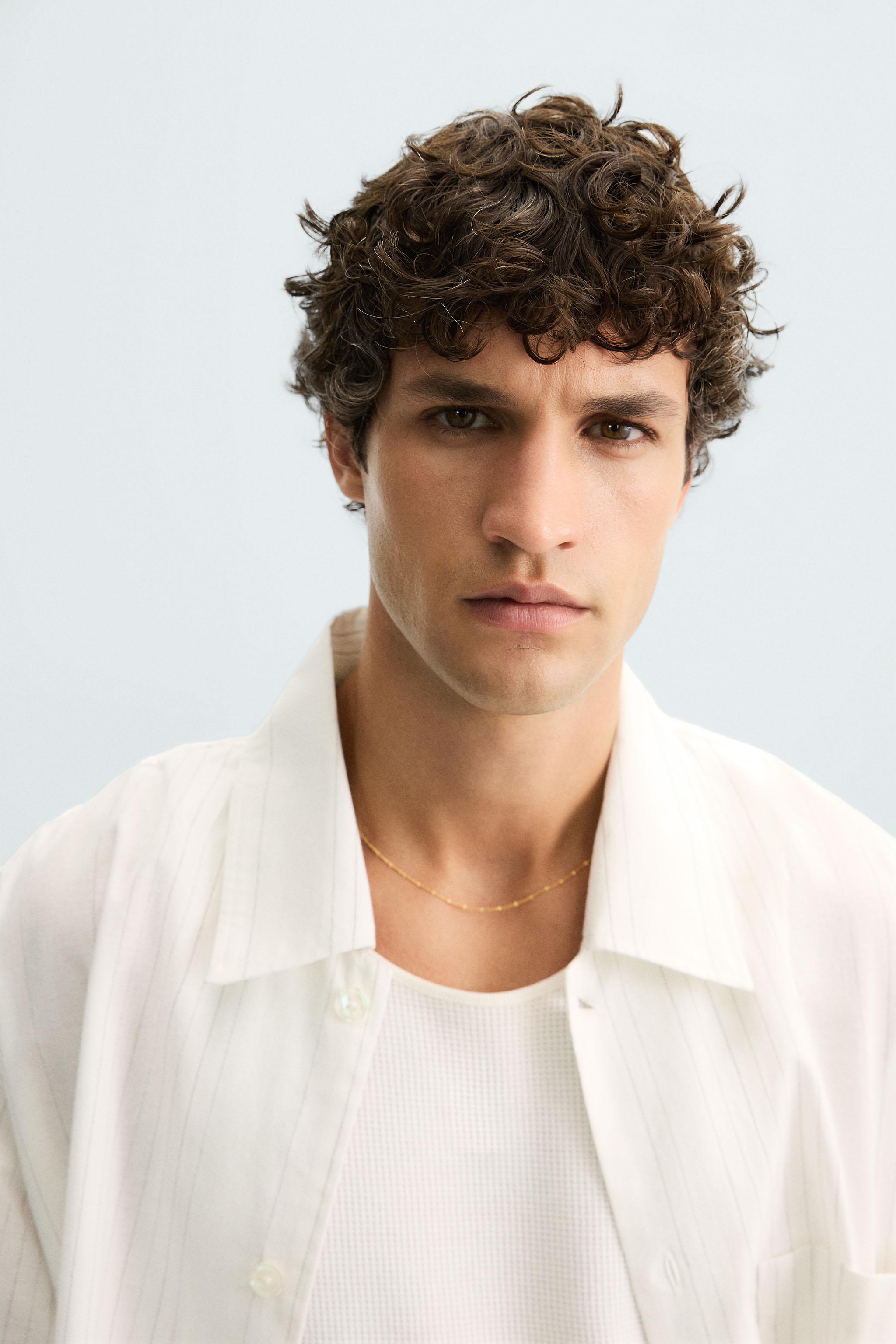 TEXTURED WEAVE STRIPED SHIRT