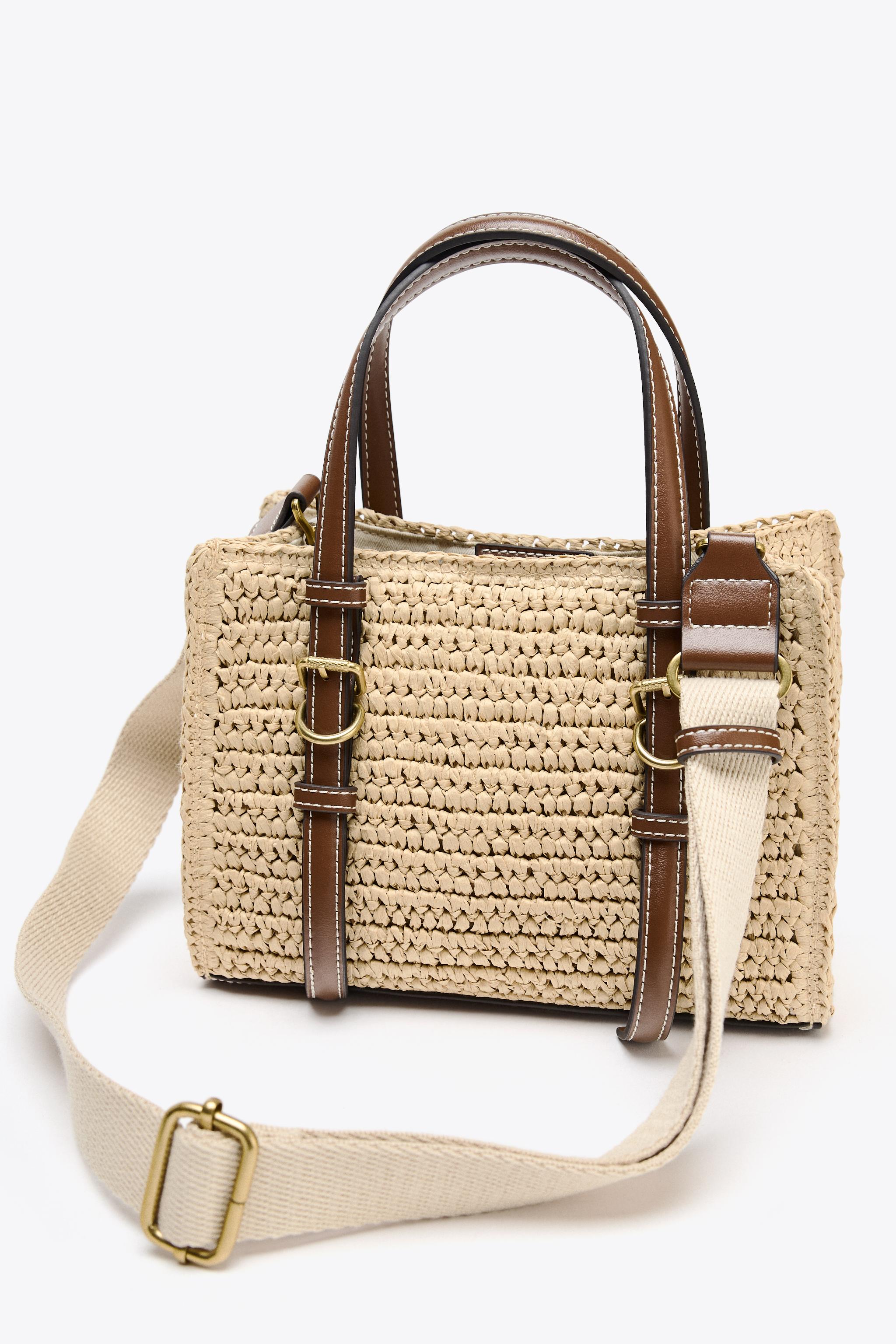WOVEN MINI TOTE BAG