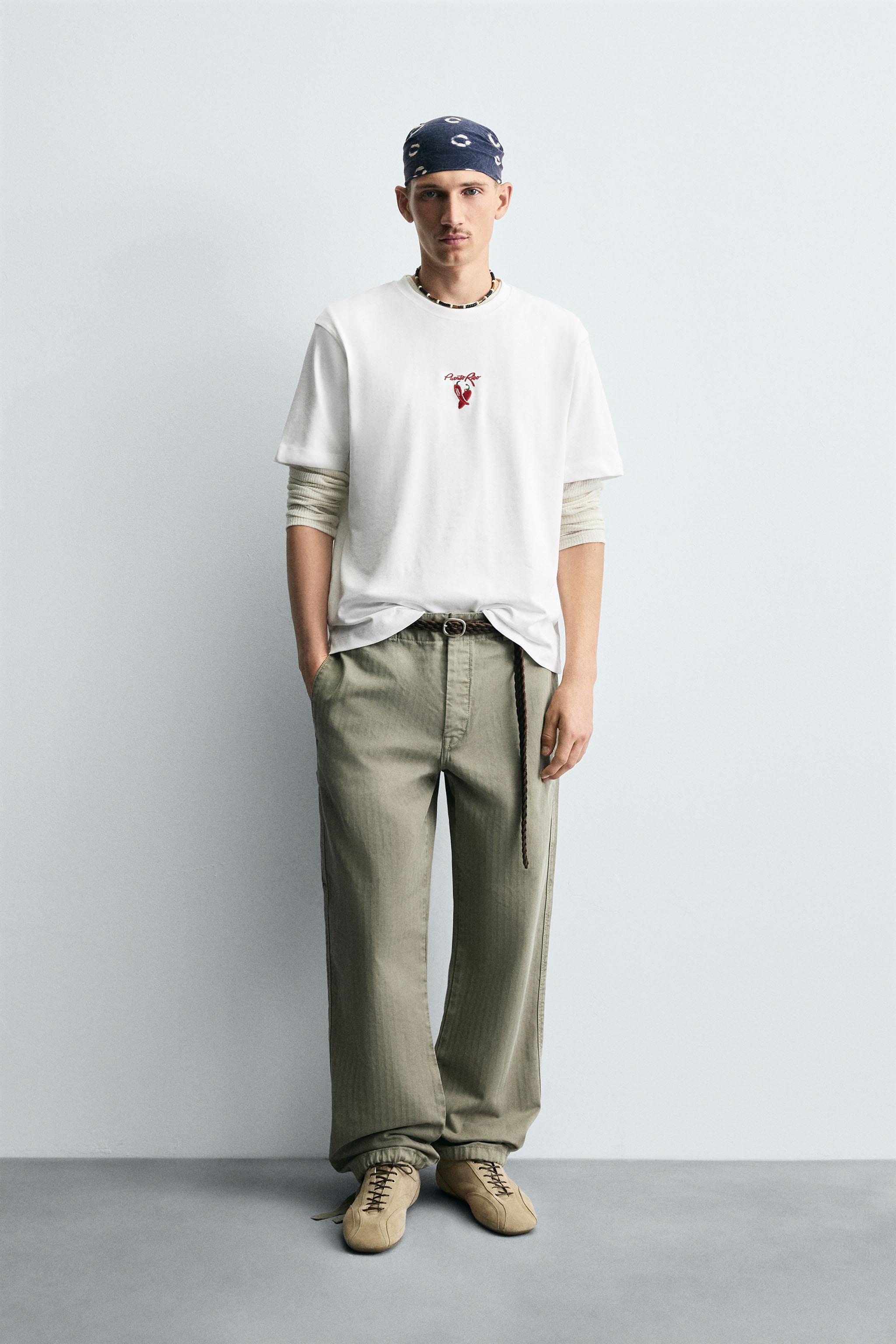 COMBINED EMBROIDERY T-SHIRT