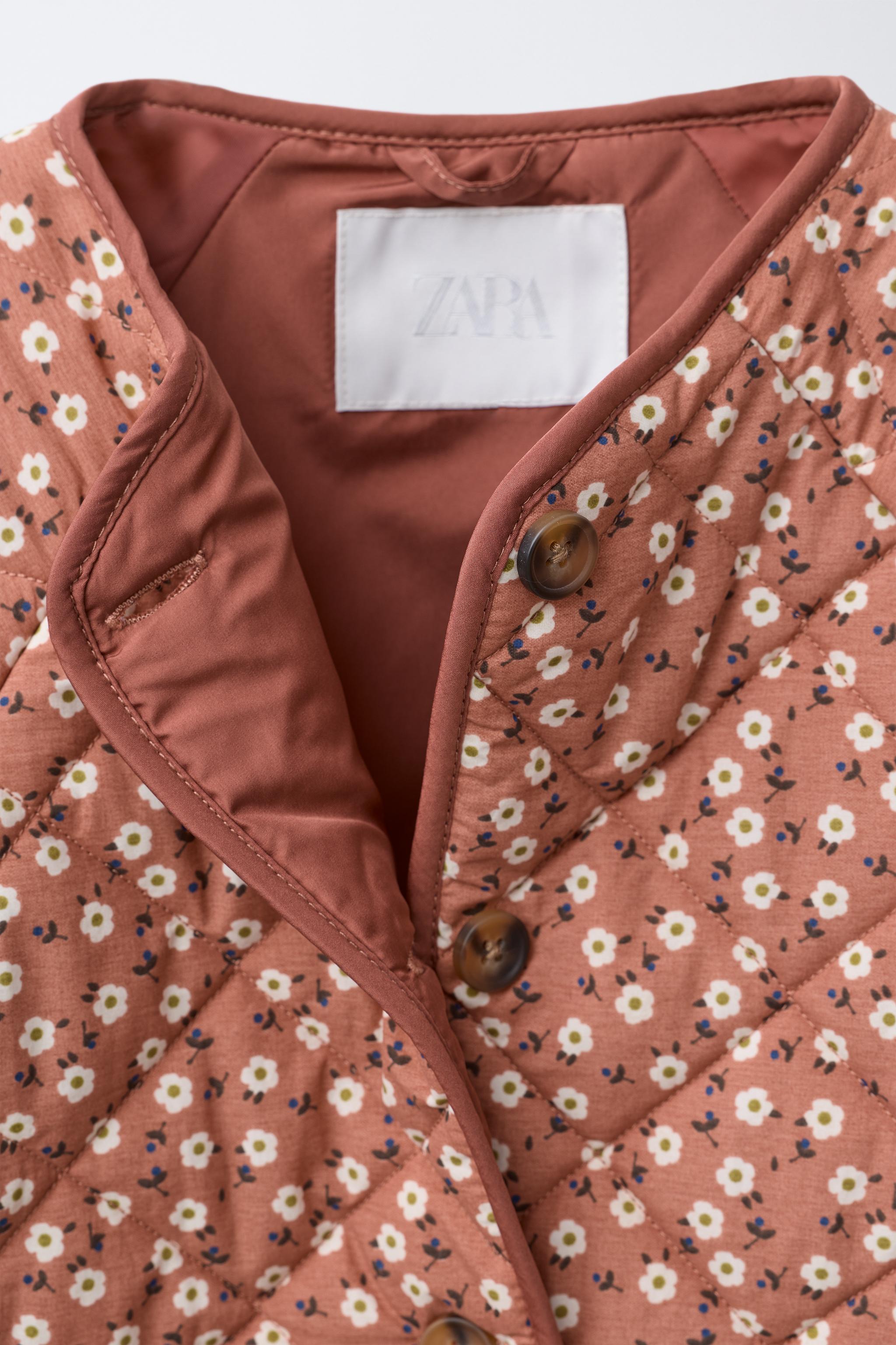 FLORAL PRINT NYLON JACKET