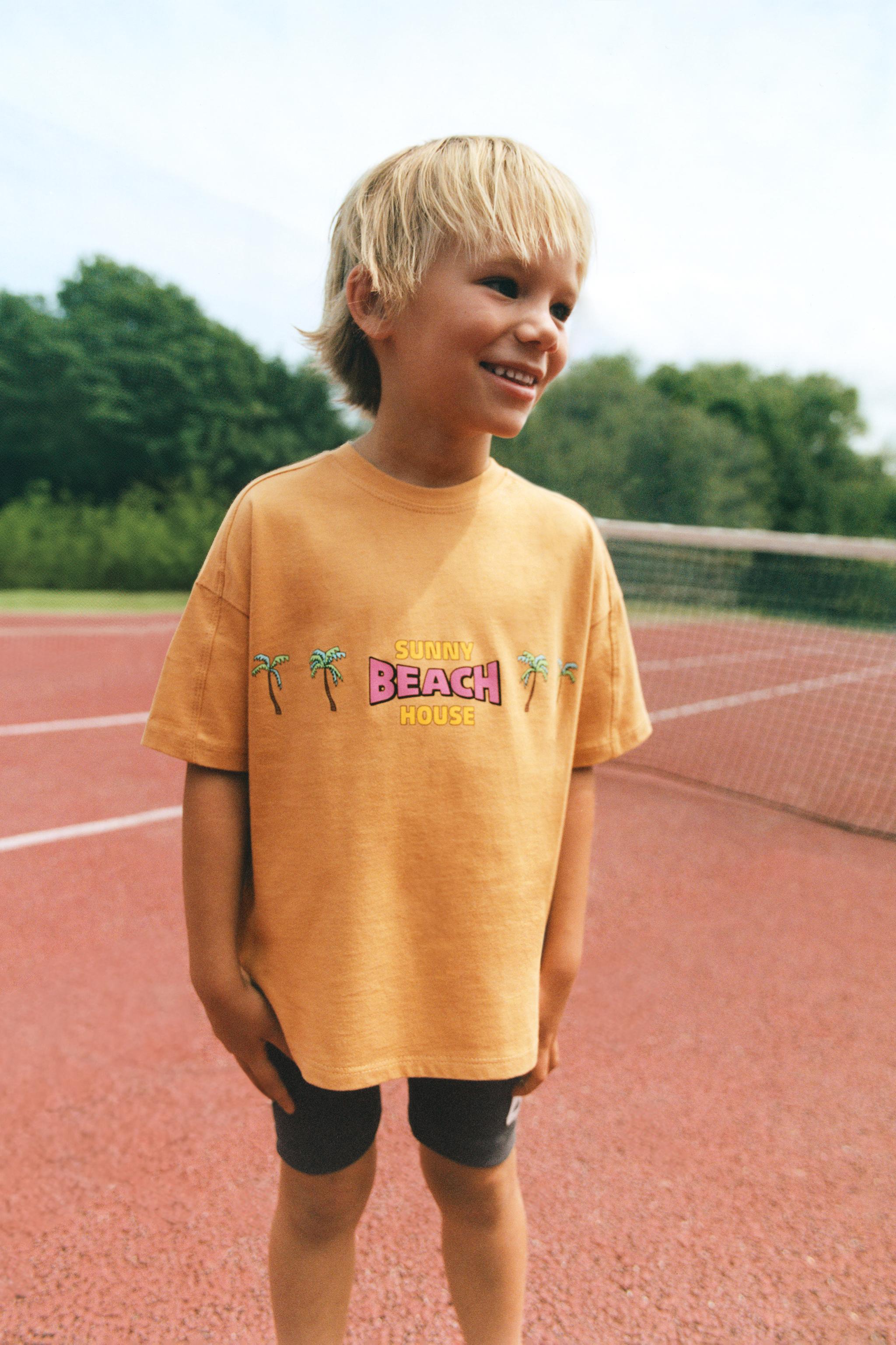 PALM TREE PRINT T-SHIRT