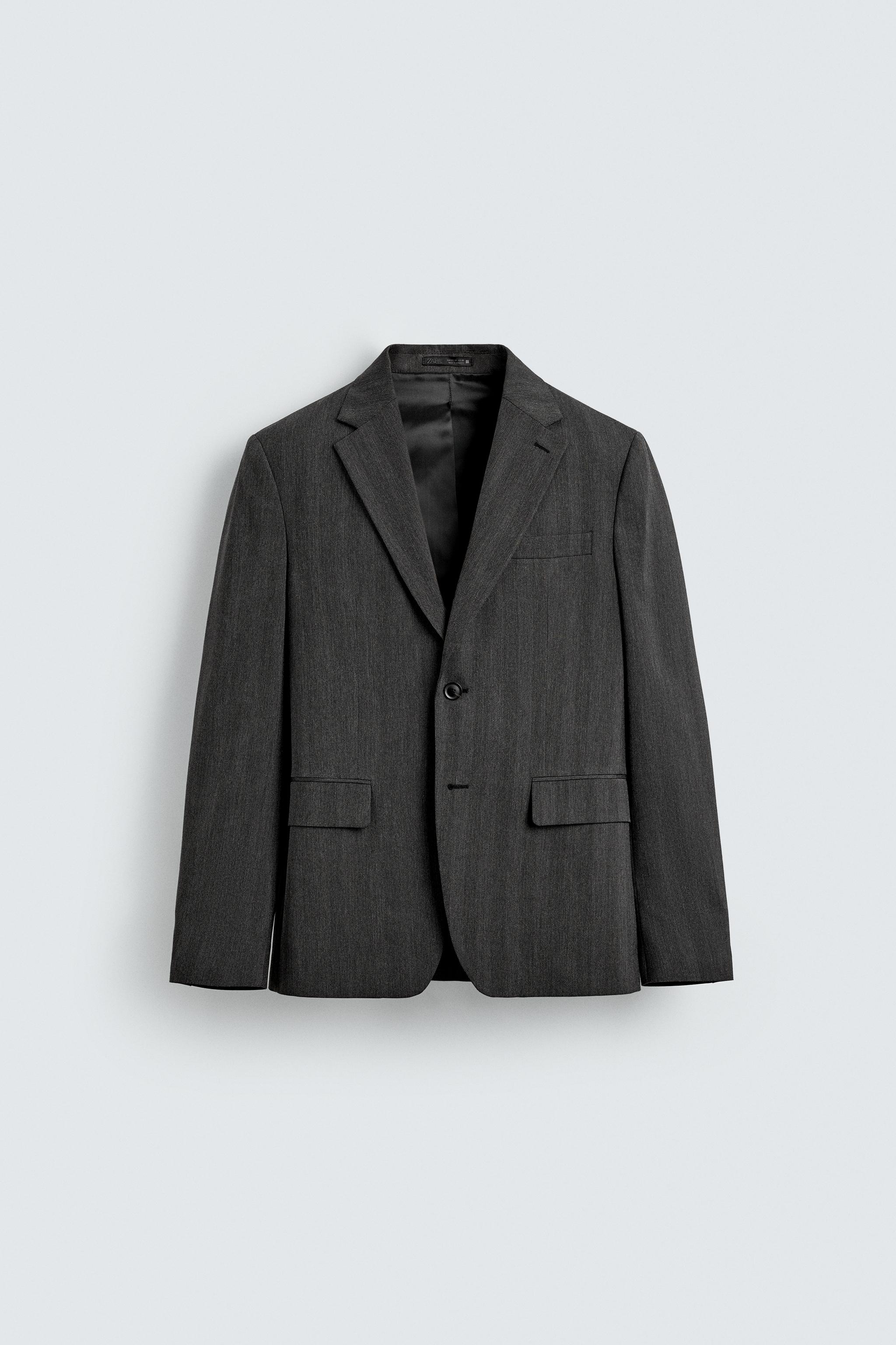 HERRINGBONE SUIT BLAZER