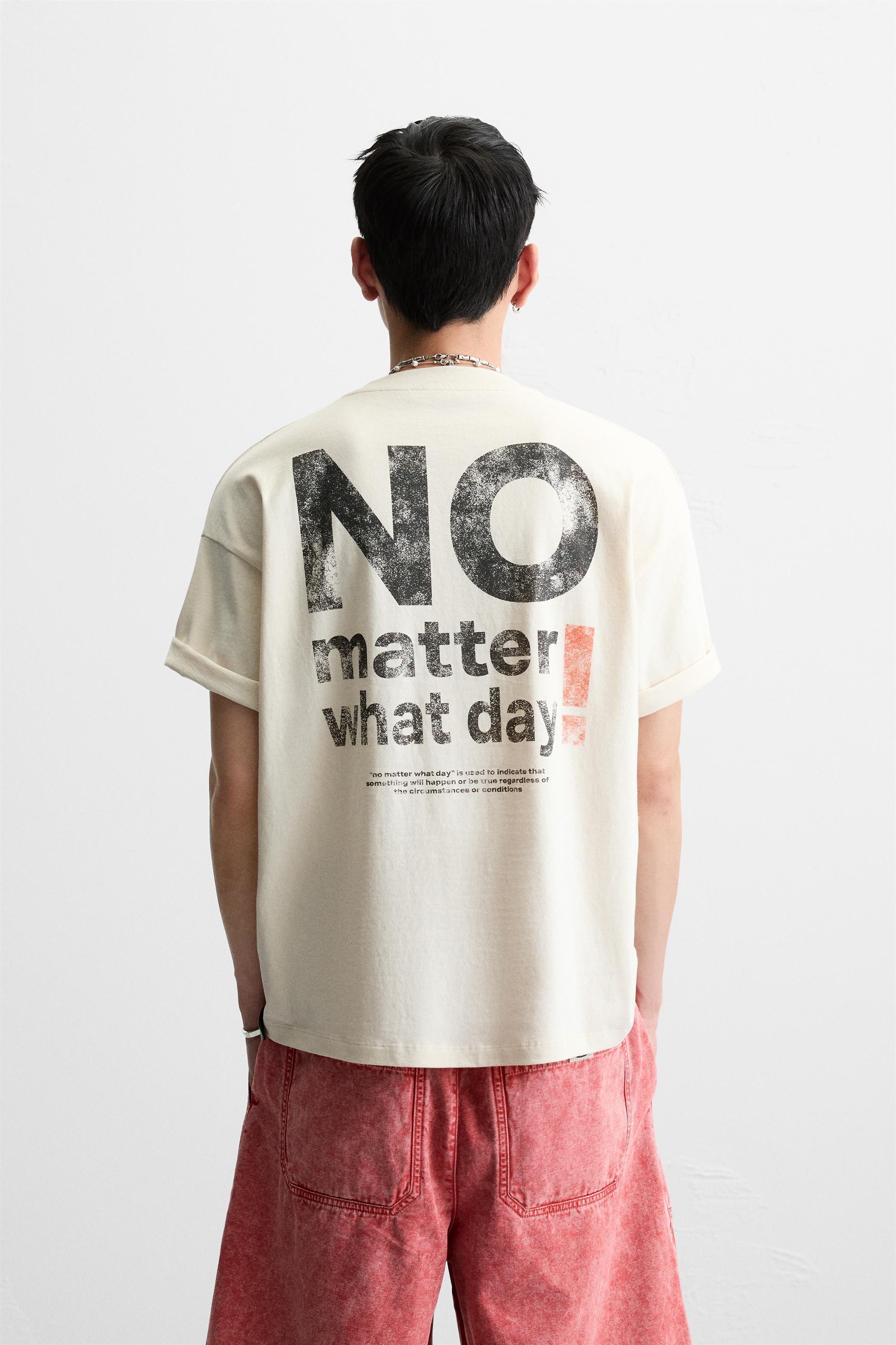 WASHED PRINT T-SHIRT