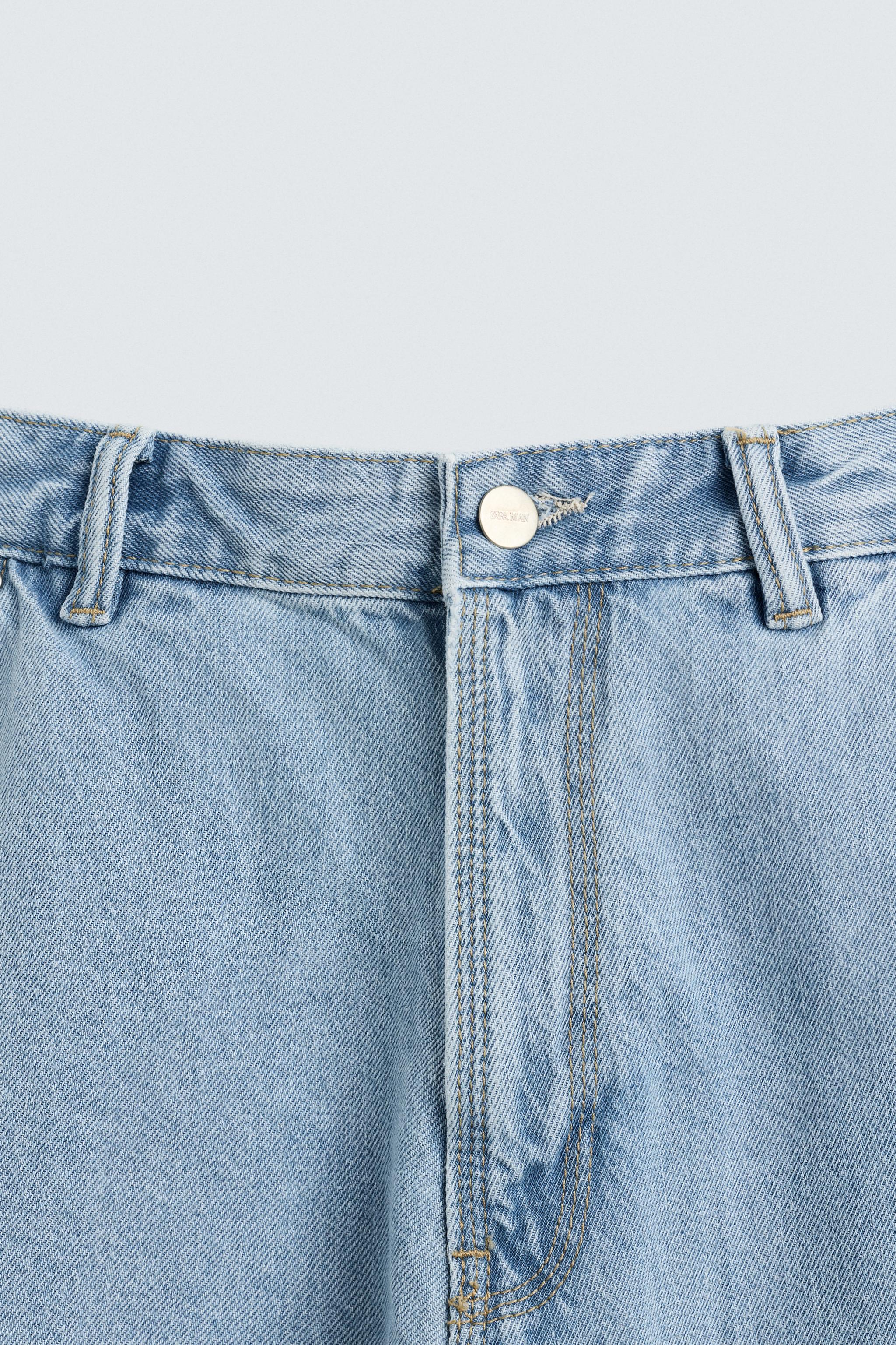 CARPENTER POCKET DENIM BERMUDA SHORTS