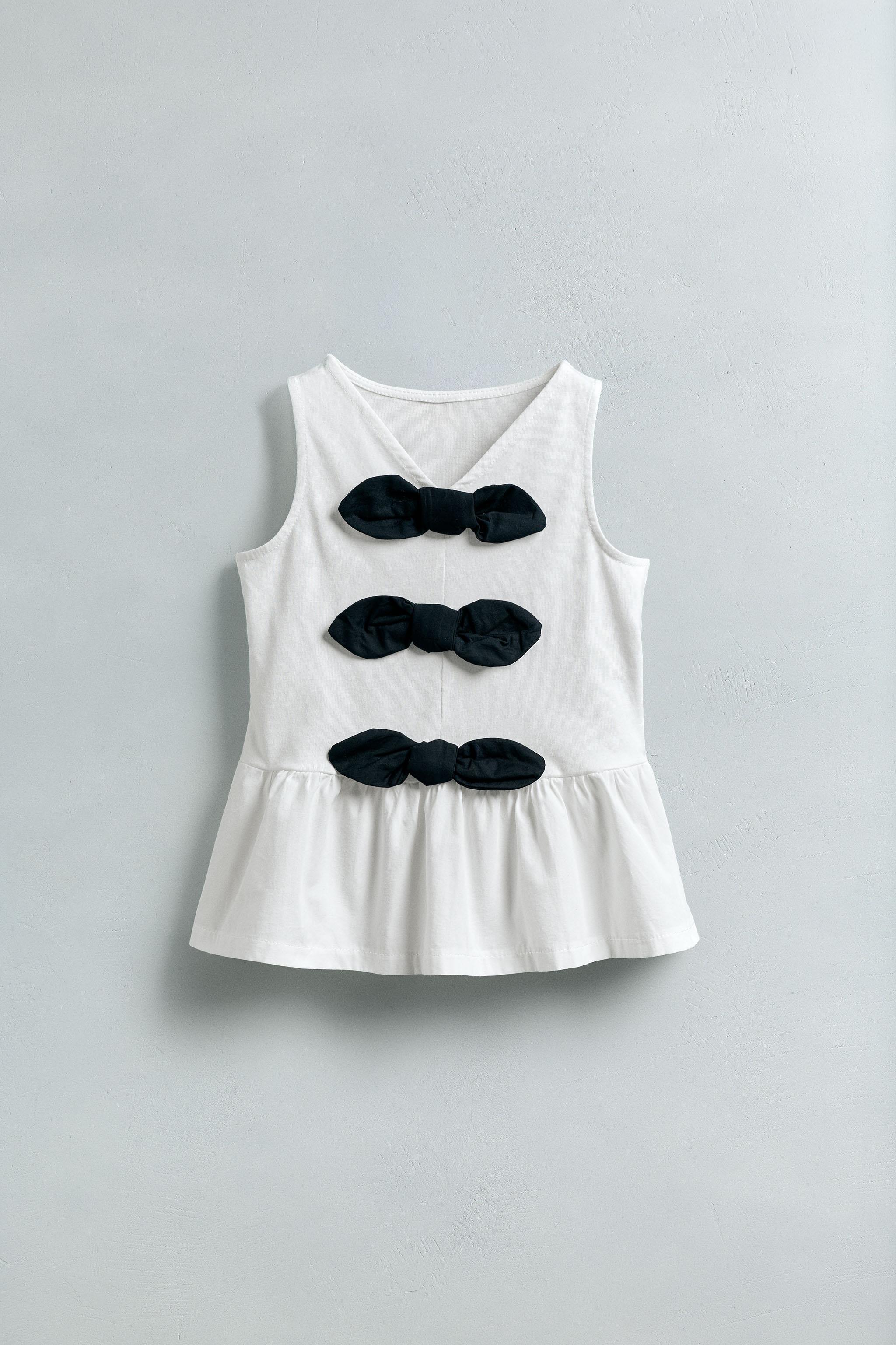 CONTRAST TIE T-SHIRT