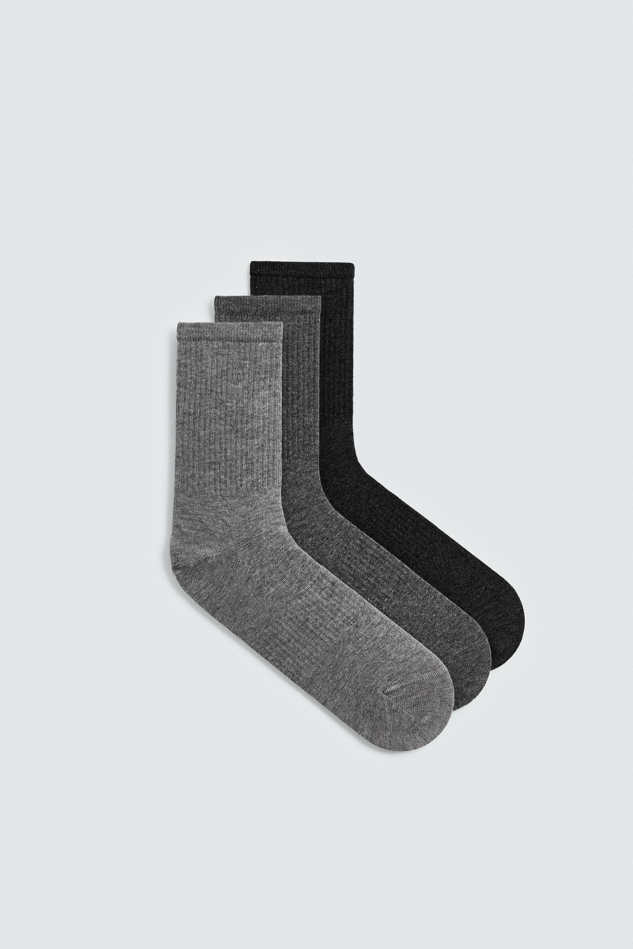 3-PACK RIB SOCKS