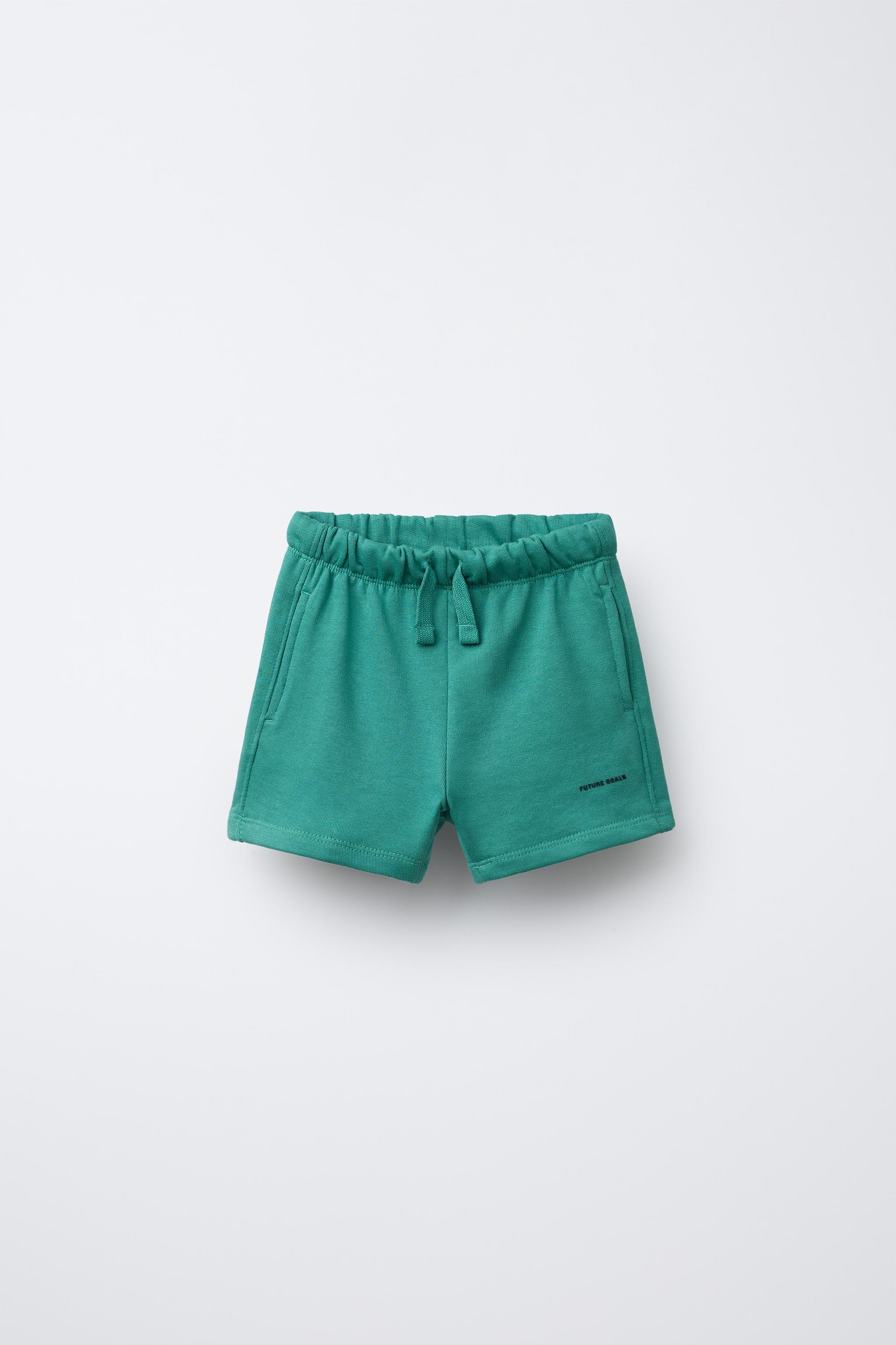 TEXT PLUSH SHORTS