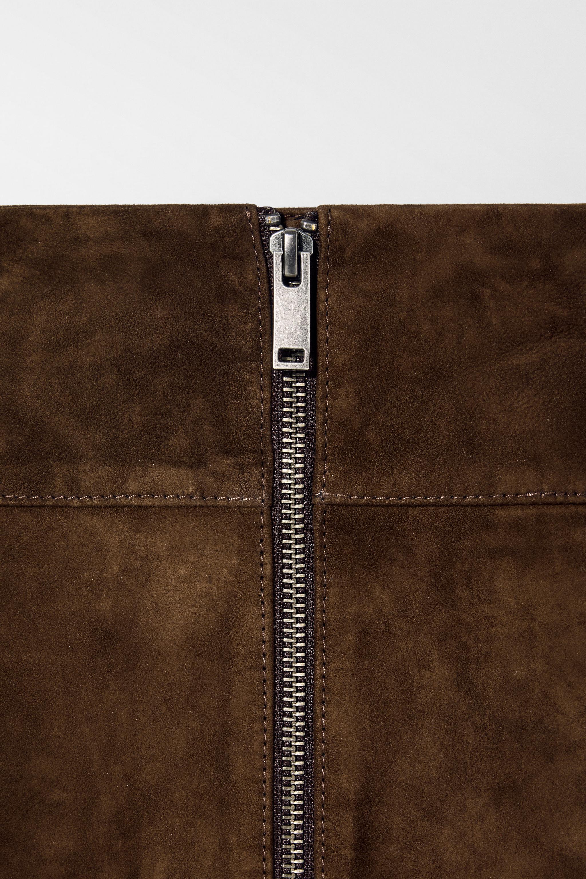 SUEDE LEATHER SKIRT KATE MOSS X ZARA