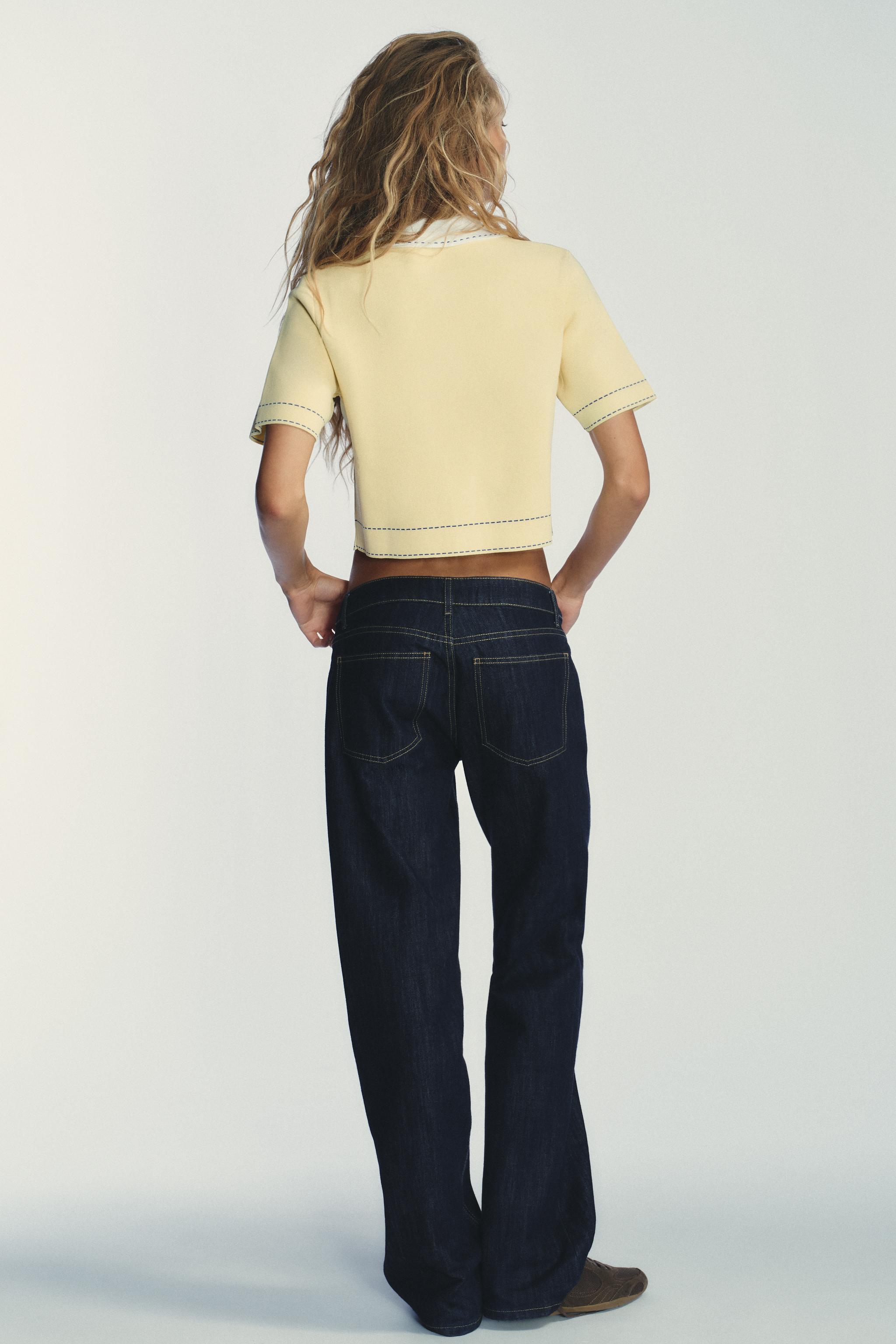 STITCH DETAIL KNIT POLO JACKET