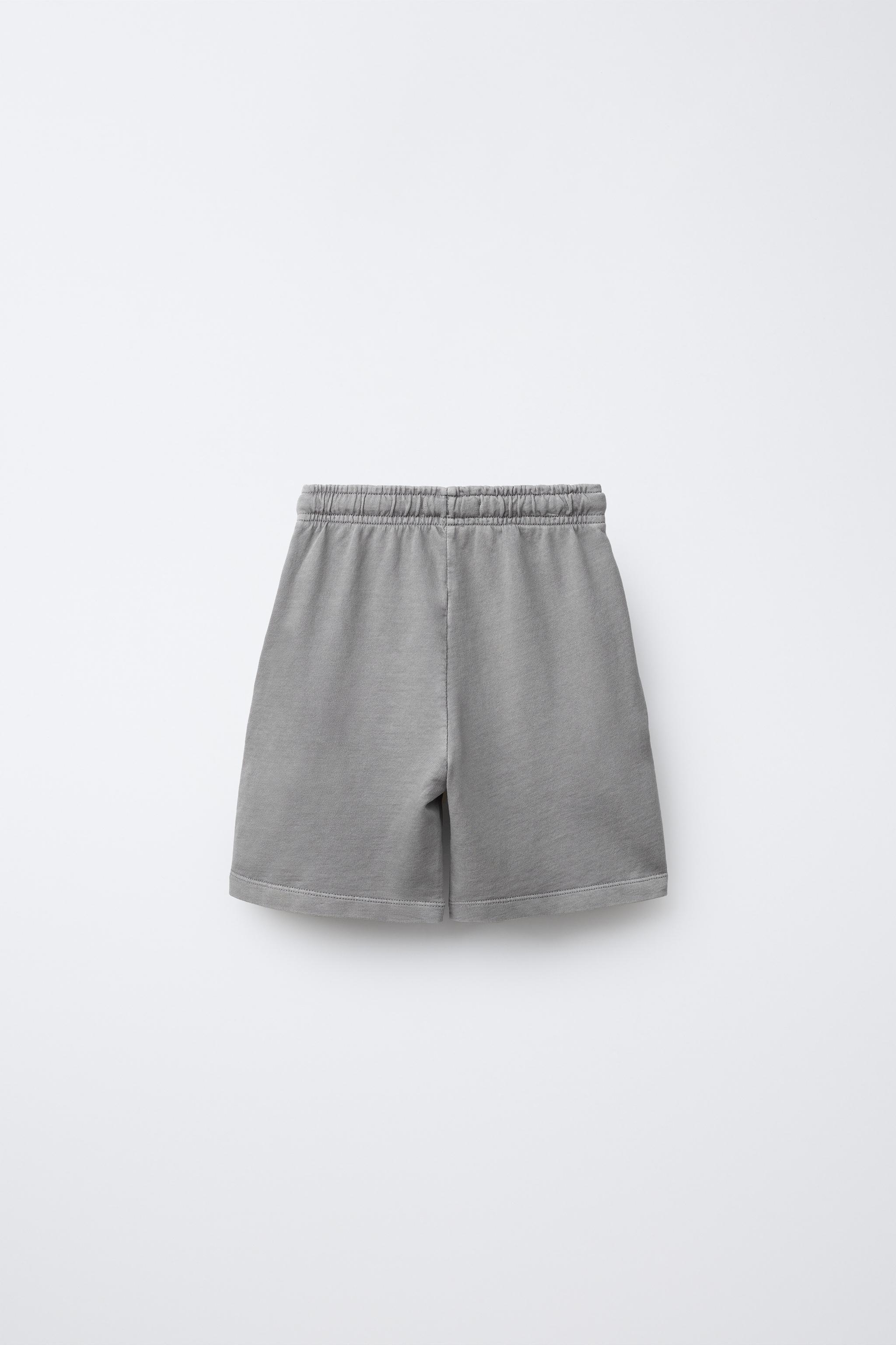 GARMENT DYE PRINTED T-SHIRT AND BERMUDA SET