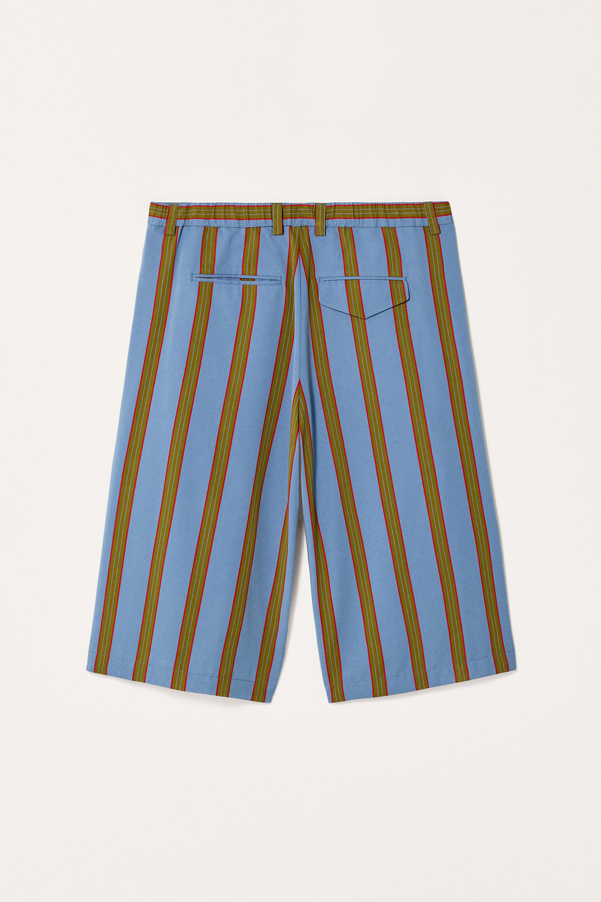 RELAXED FIT STRIPED SHORTS LIMITED EDITION