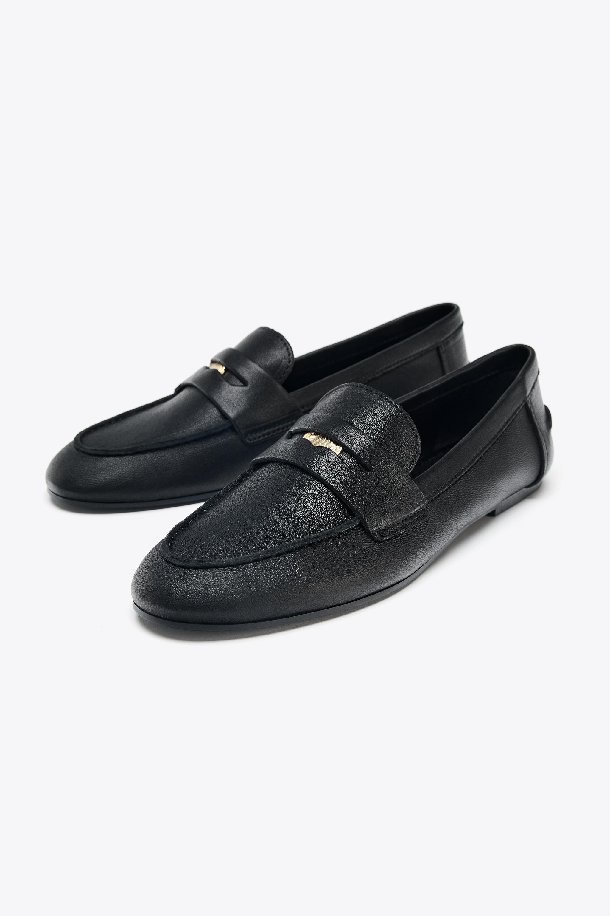 LEATHER PENNY LOAFERS