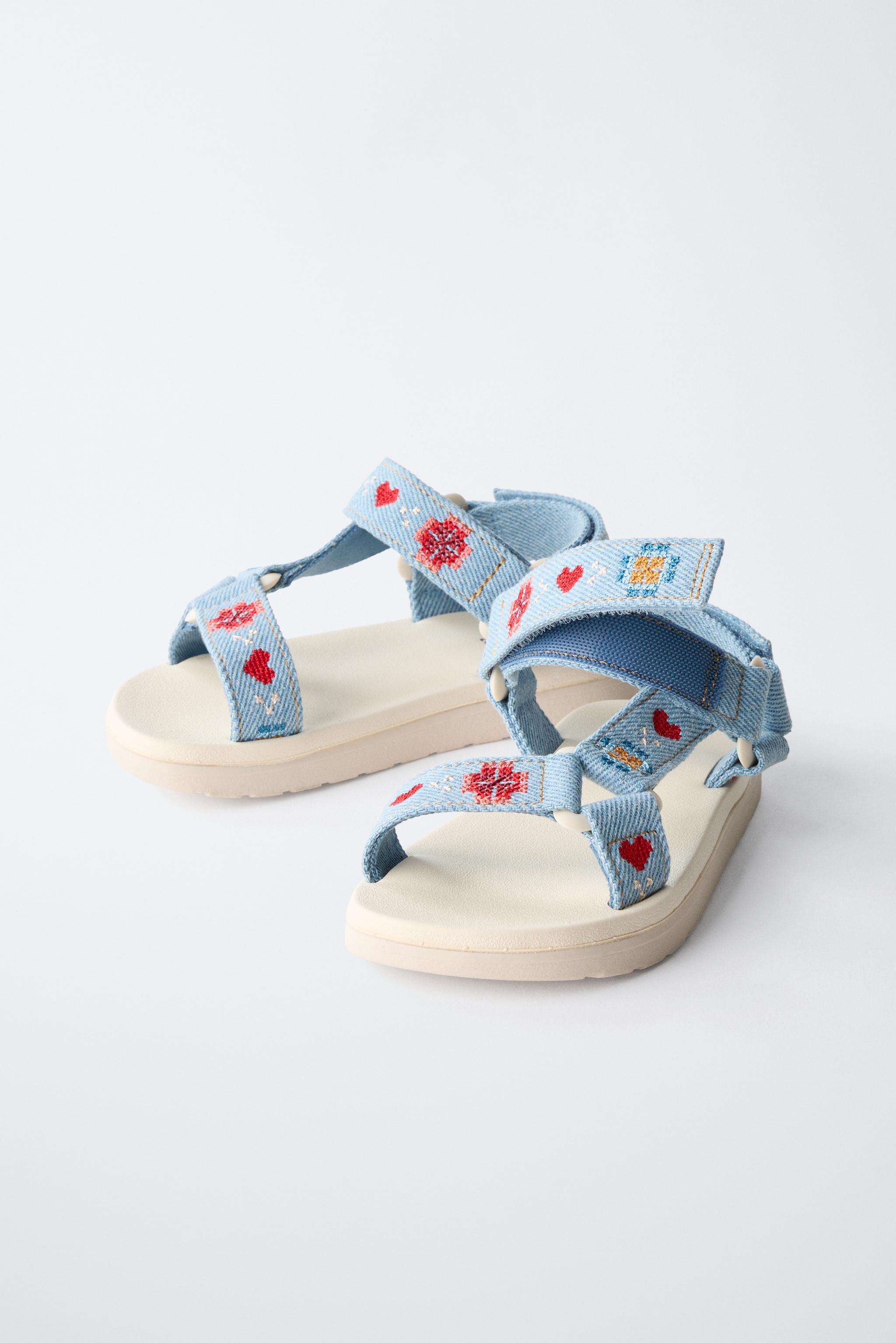 EMBROIDERED SANDALS