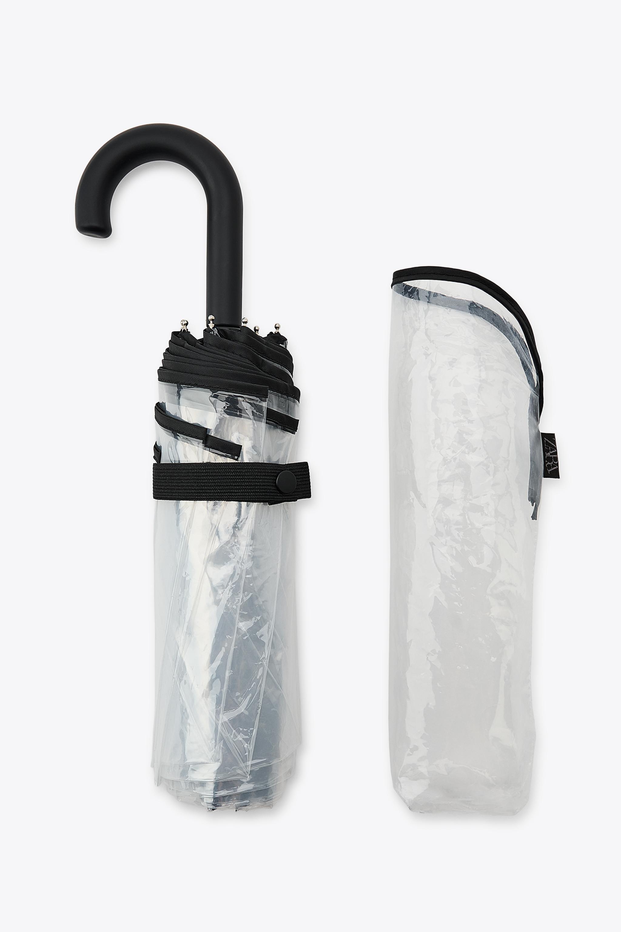 CLEAR FOLDABLE UMBRELLA