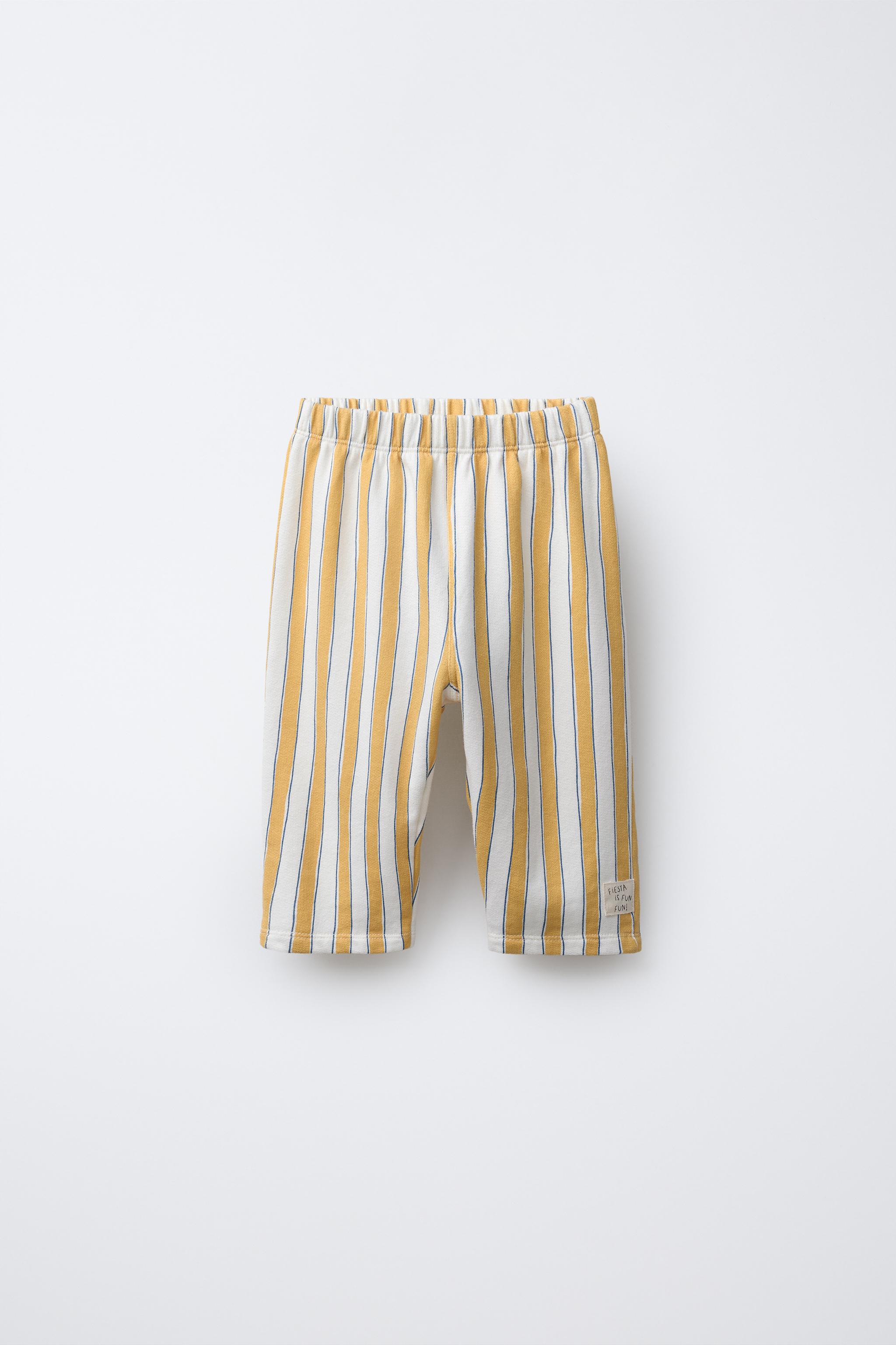 STRIPED BAGGY PANTS
