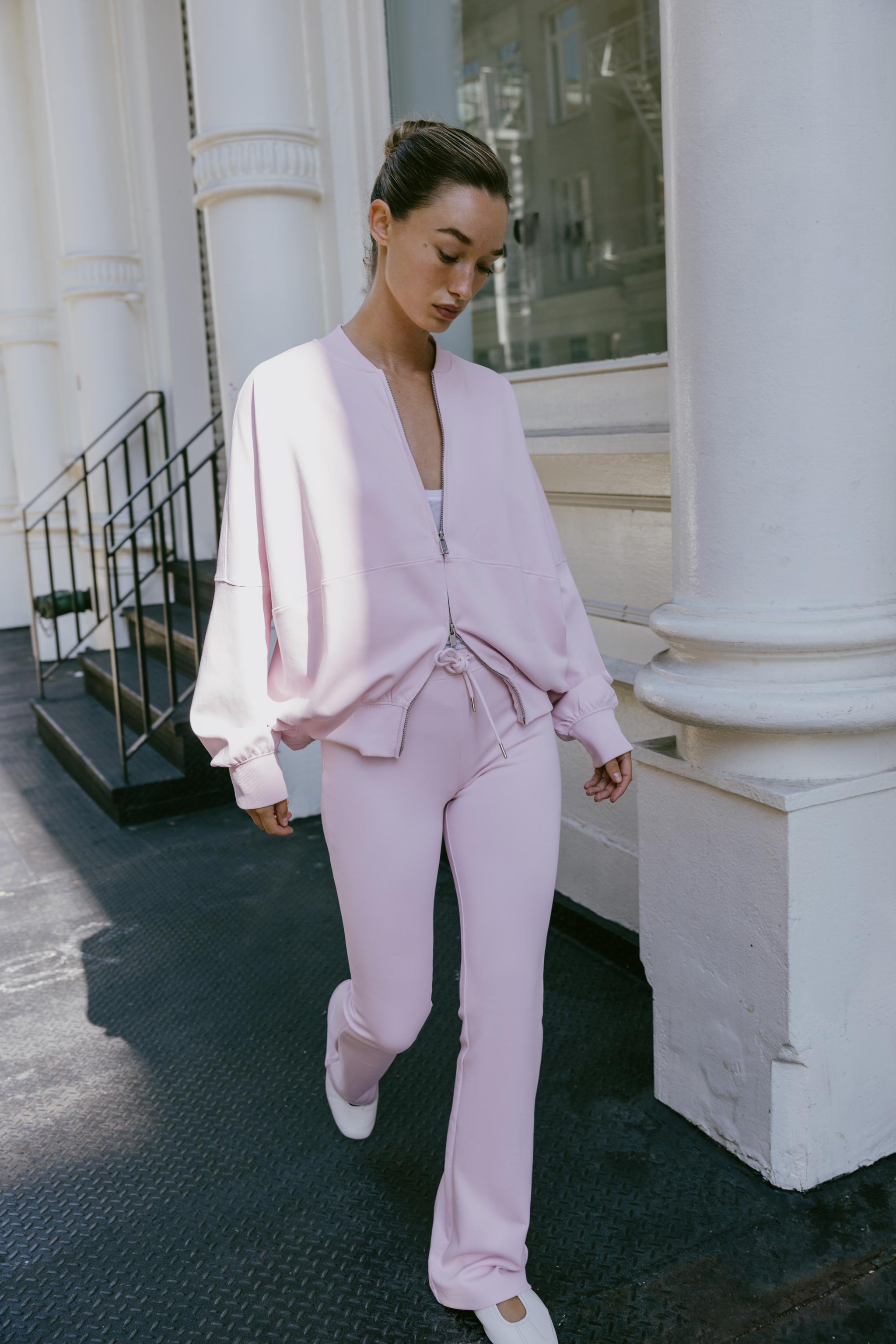 INTERLOCK FLARE PANTS