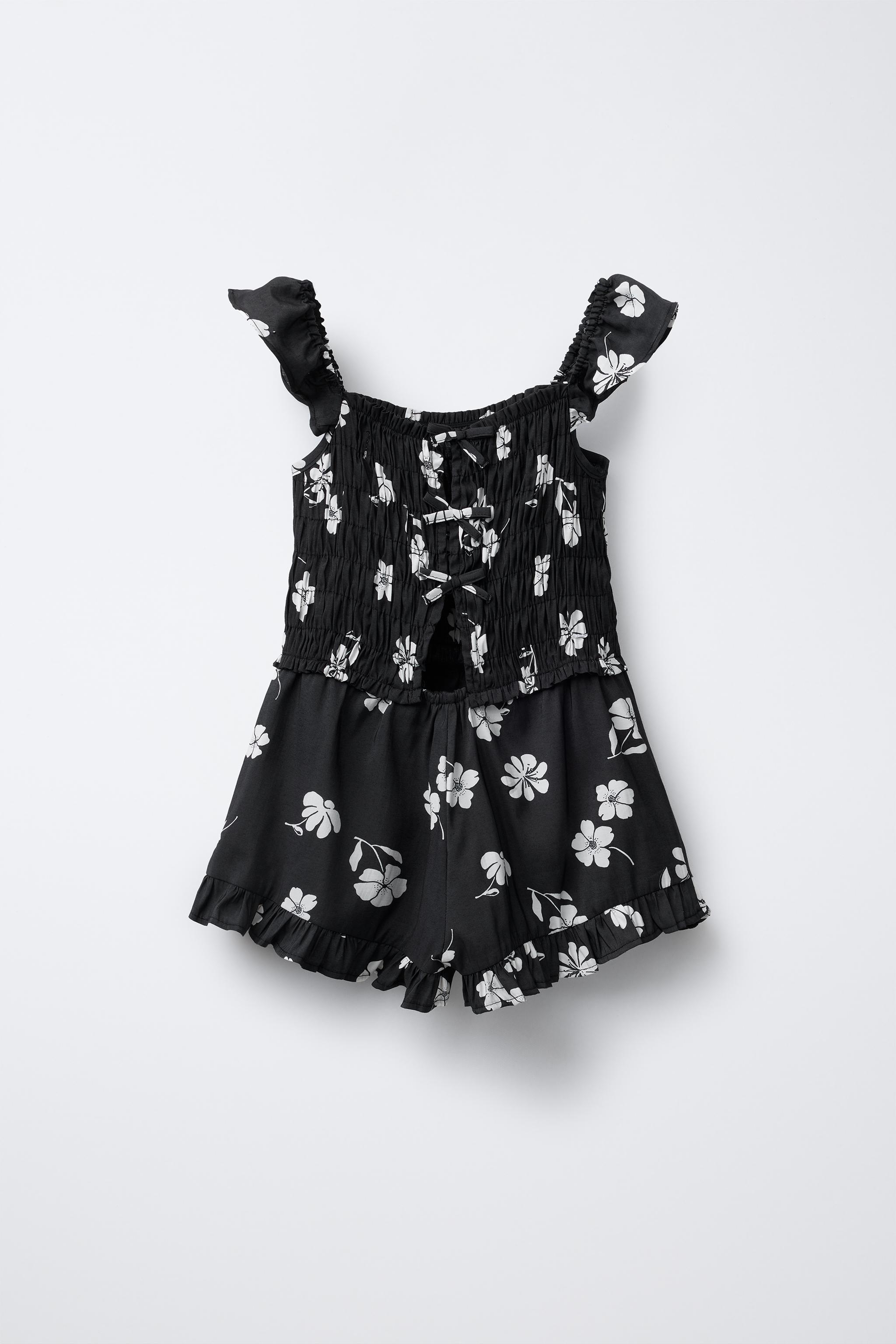 FLORAL SHORT JUMPSUIT