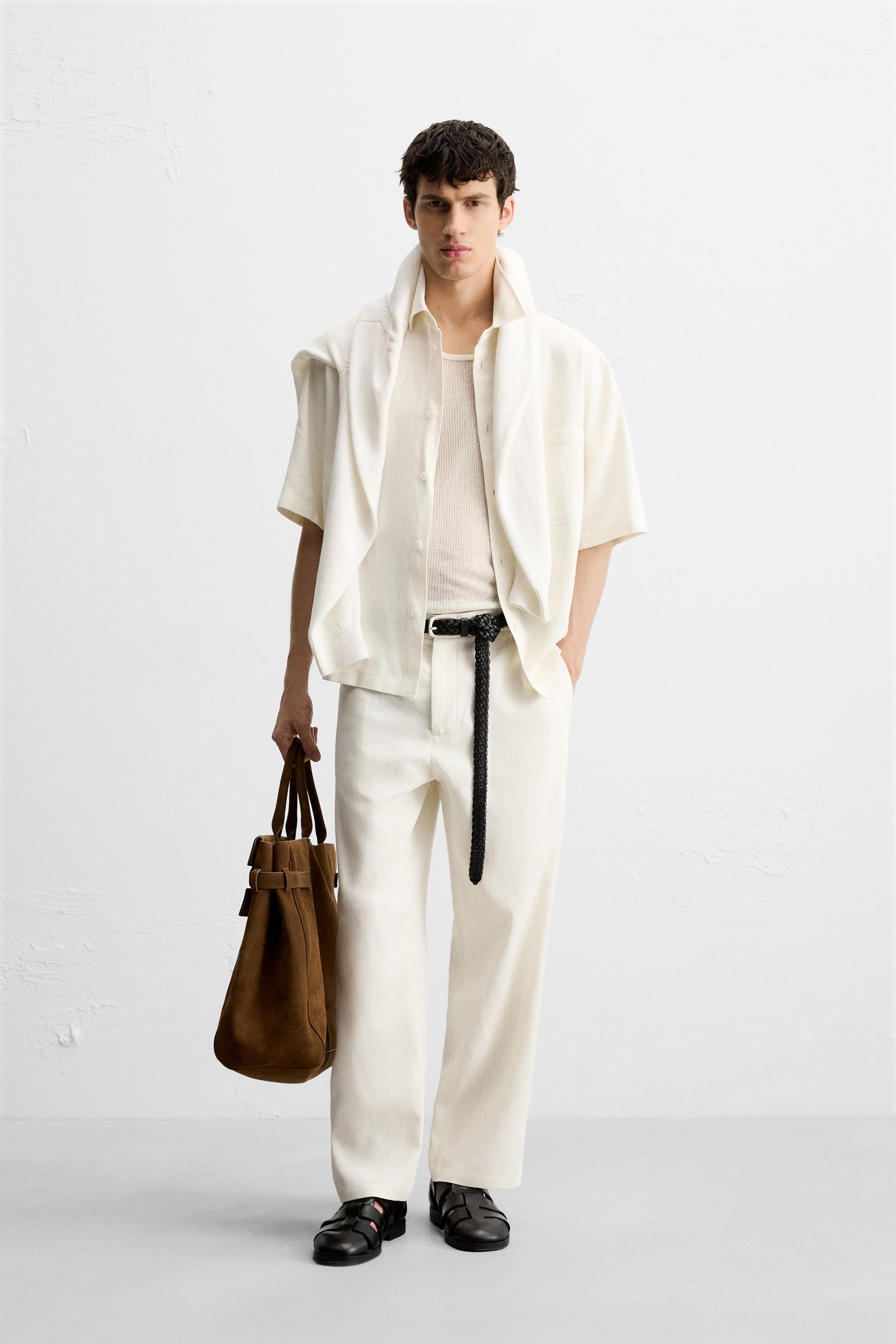 VISCOSE - JUTE PANTS