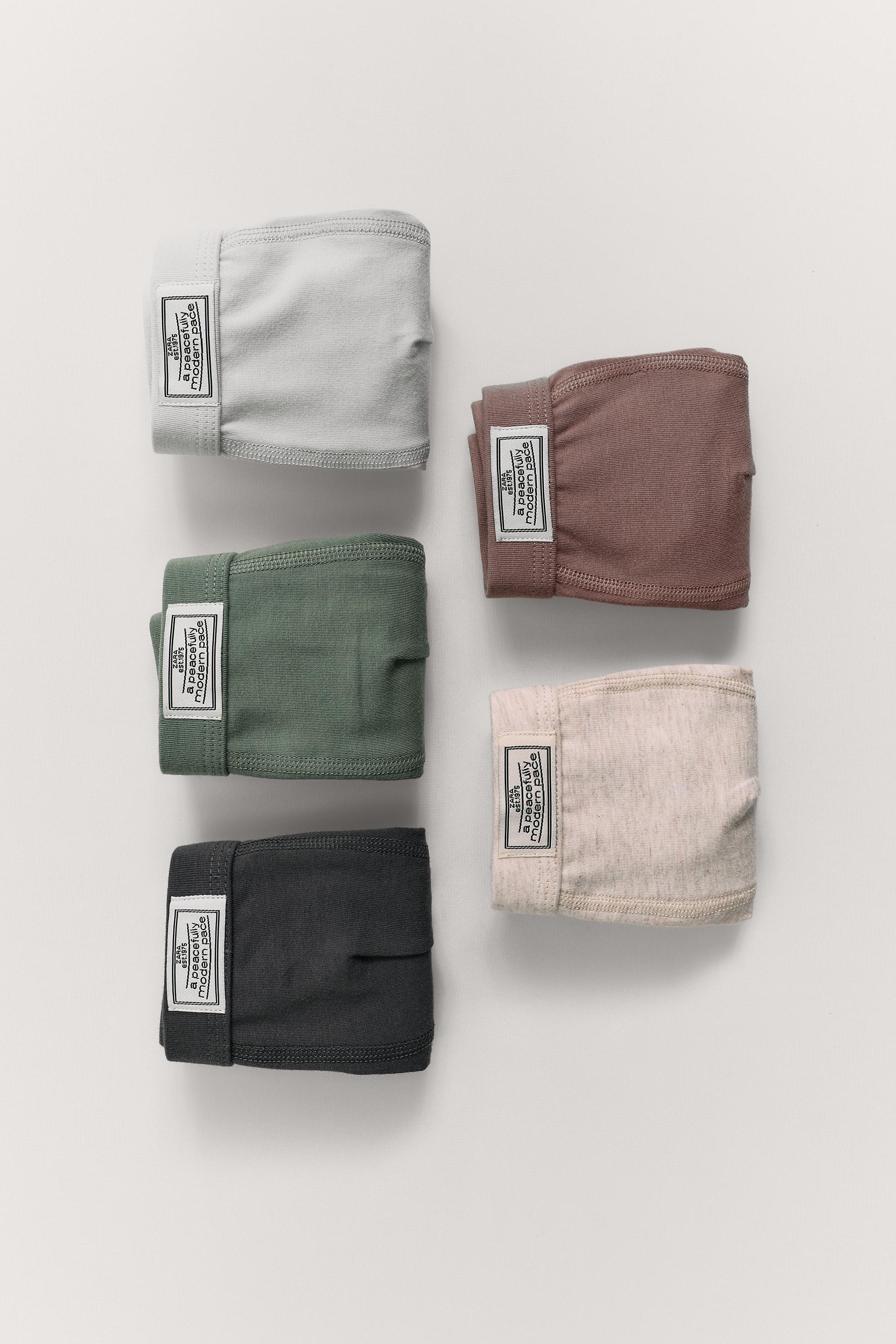 AGES 3-6 / FIVE-PACK OF BOXERS WITH LABEL