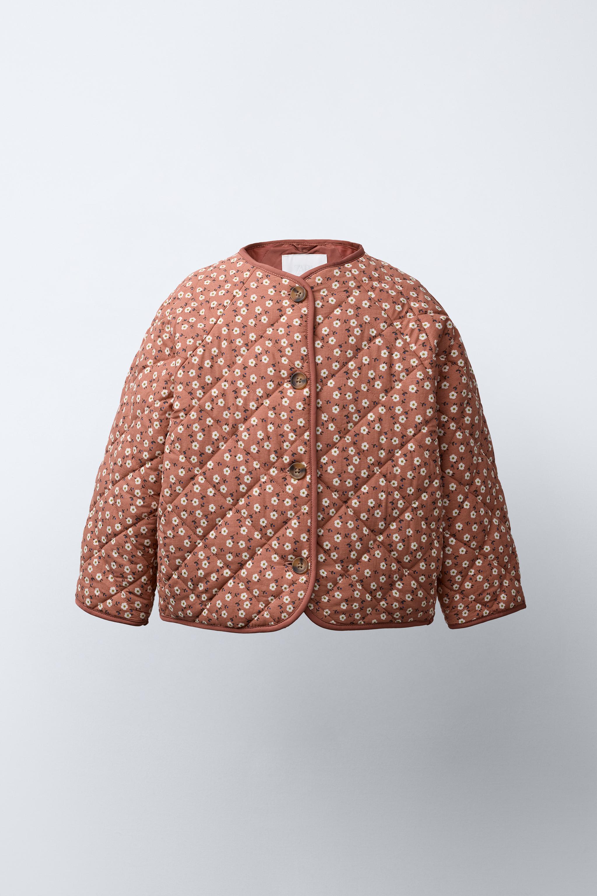 FLORAL PRINT NYLON JACKET