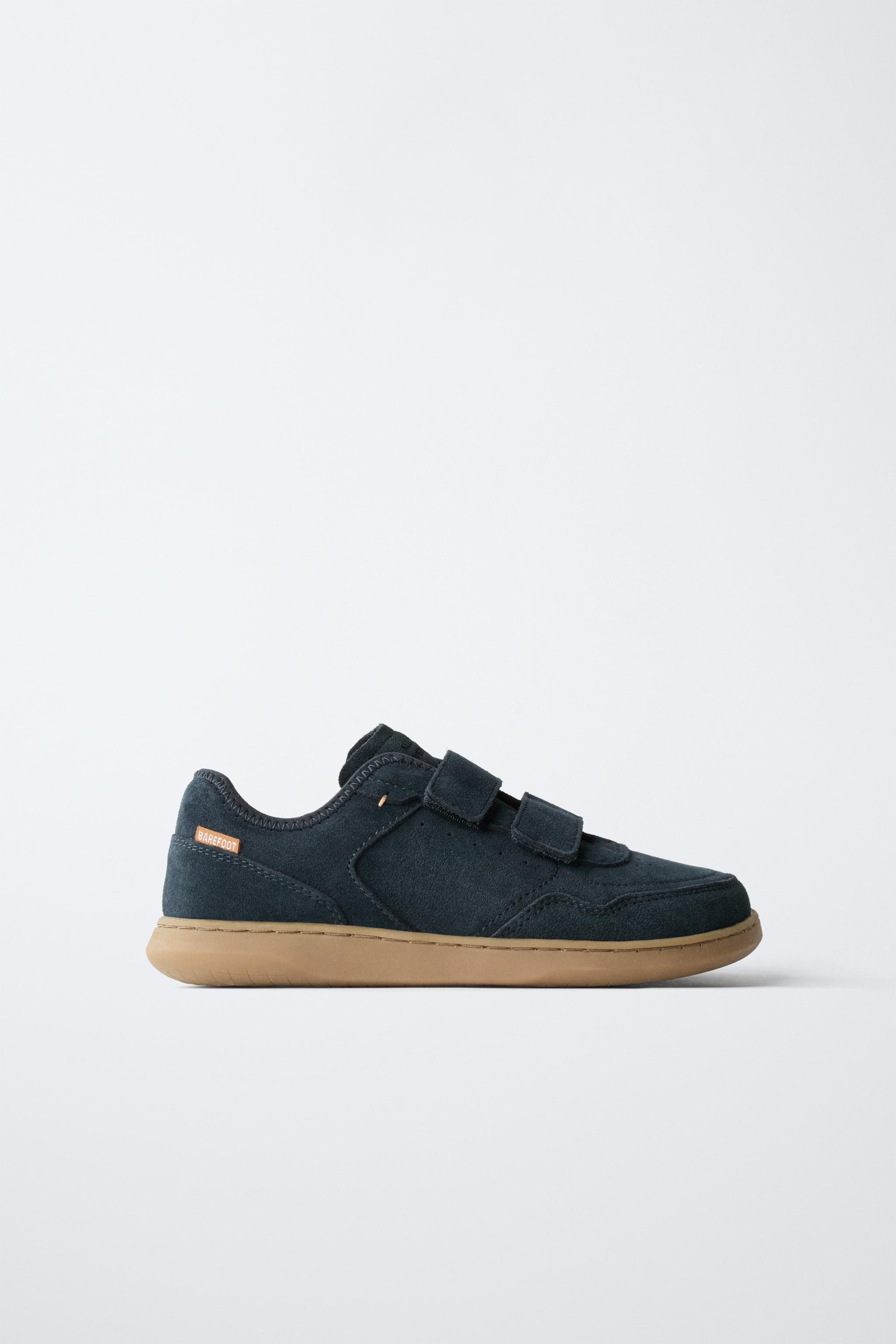 BAREFOOT SPLIT LEATHER SNEAKERS