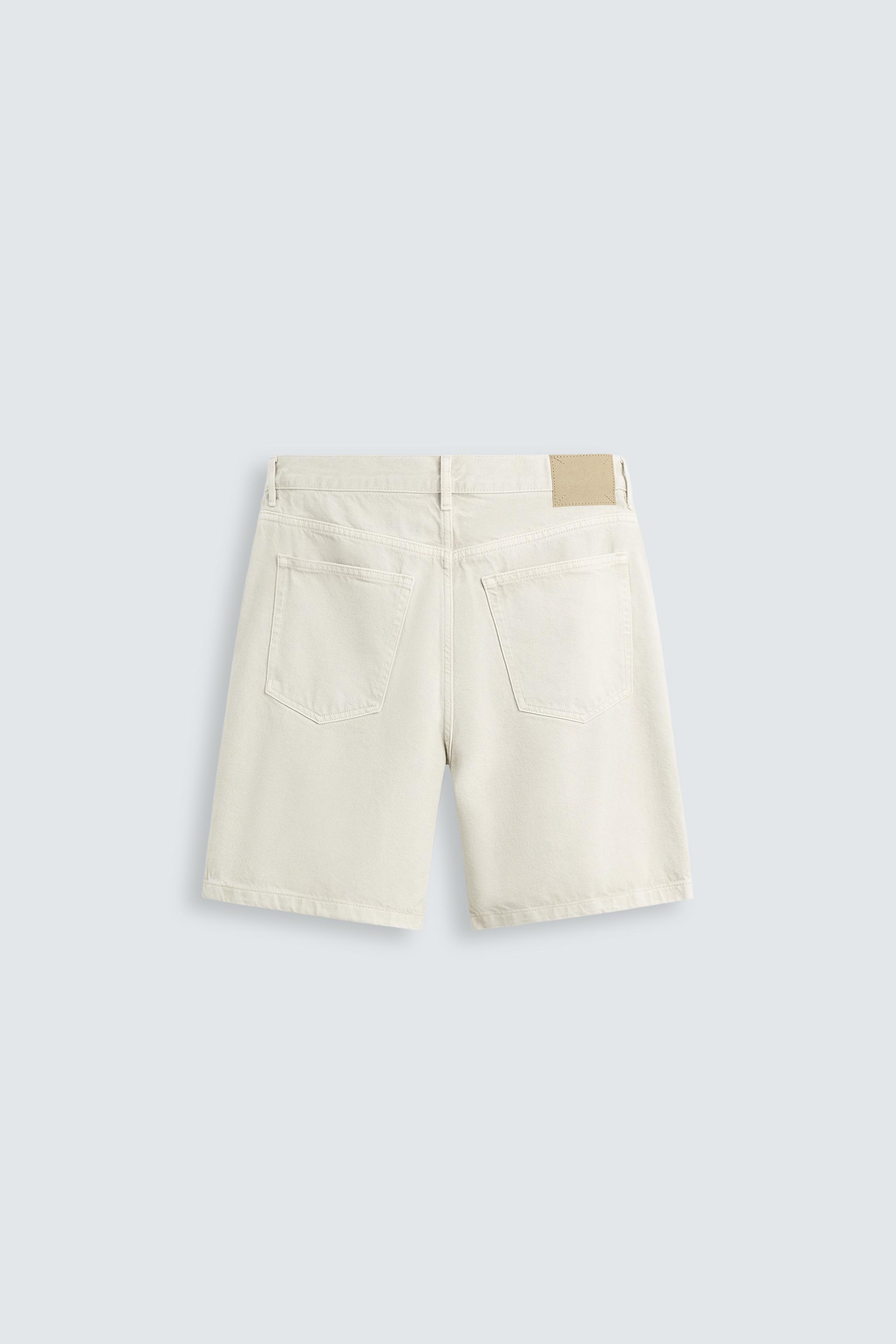 REGULAR FIT DENIM SHORTS