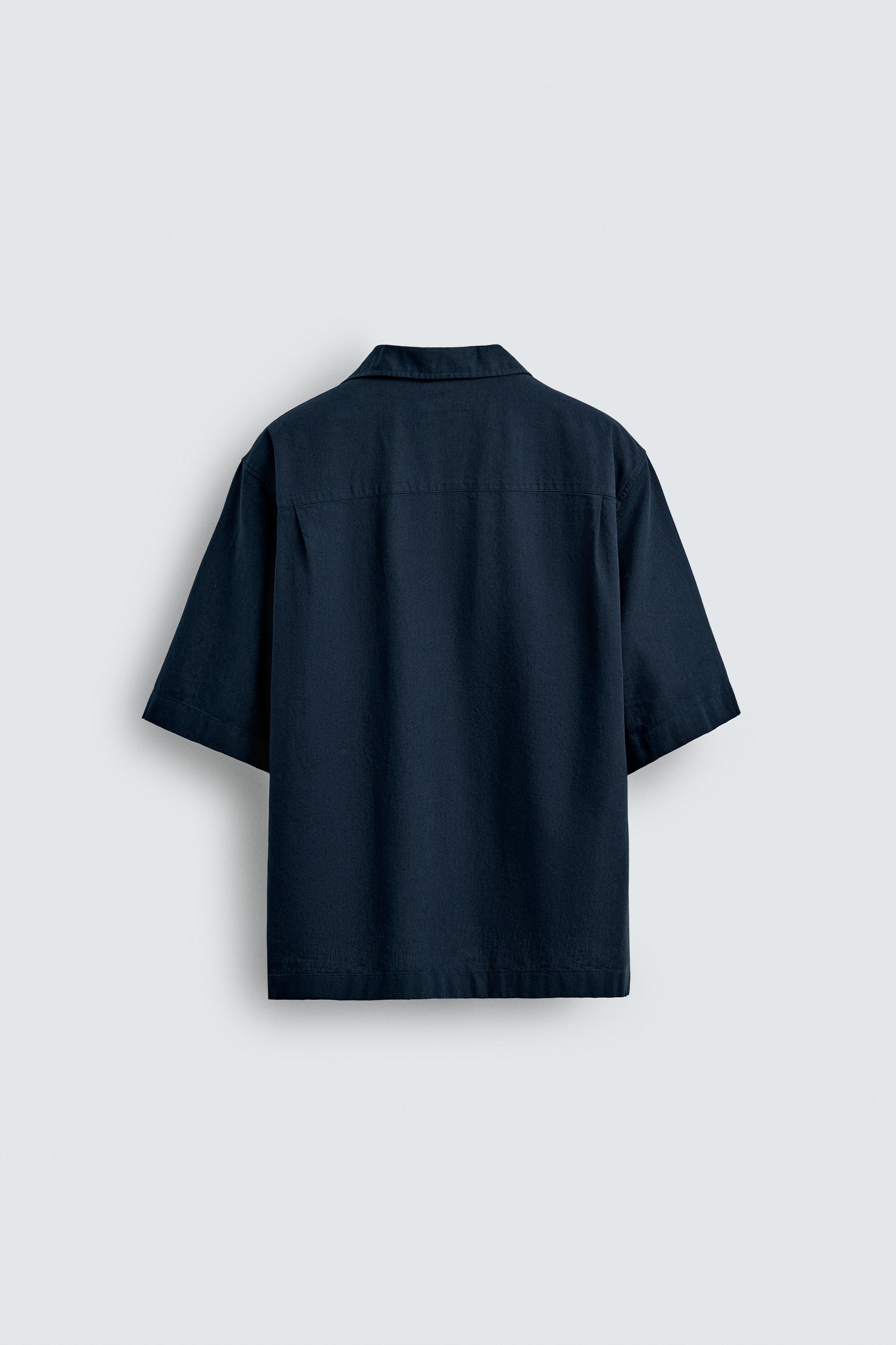 COTTON-LINEN POLO SHIRT