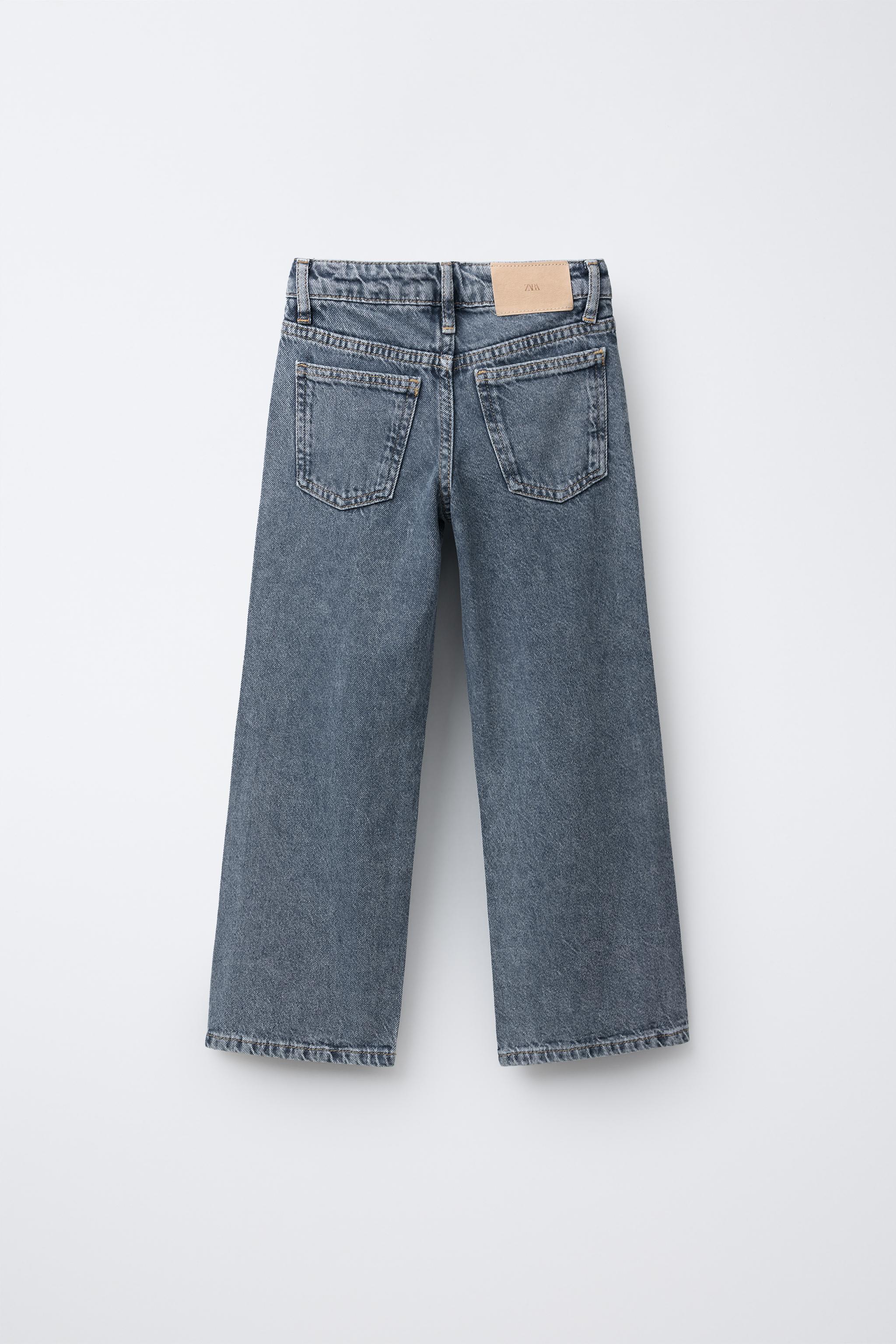 STUDDED WIDE LEG JEANS