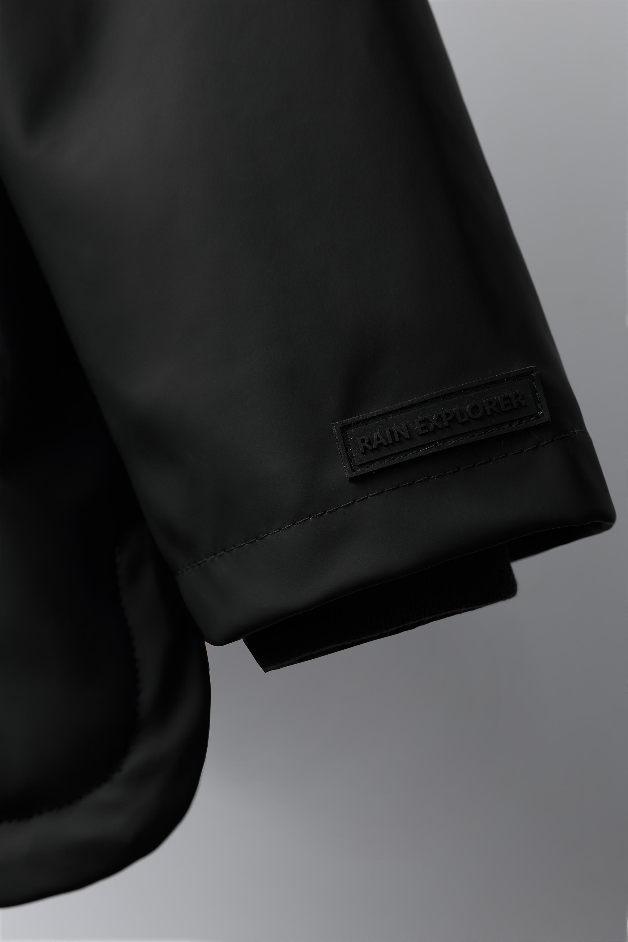 WATER REPELLENT COATED FAUX FUR ANIMAL PRINT JACKET