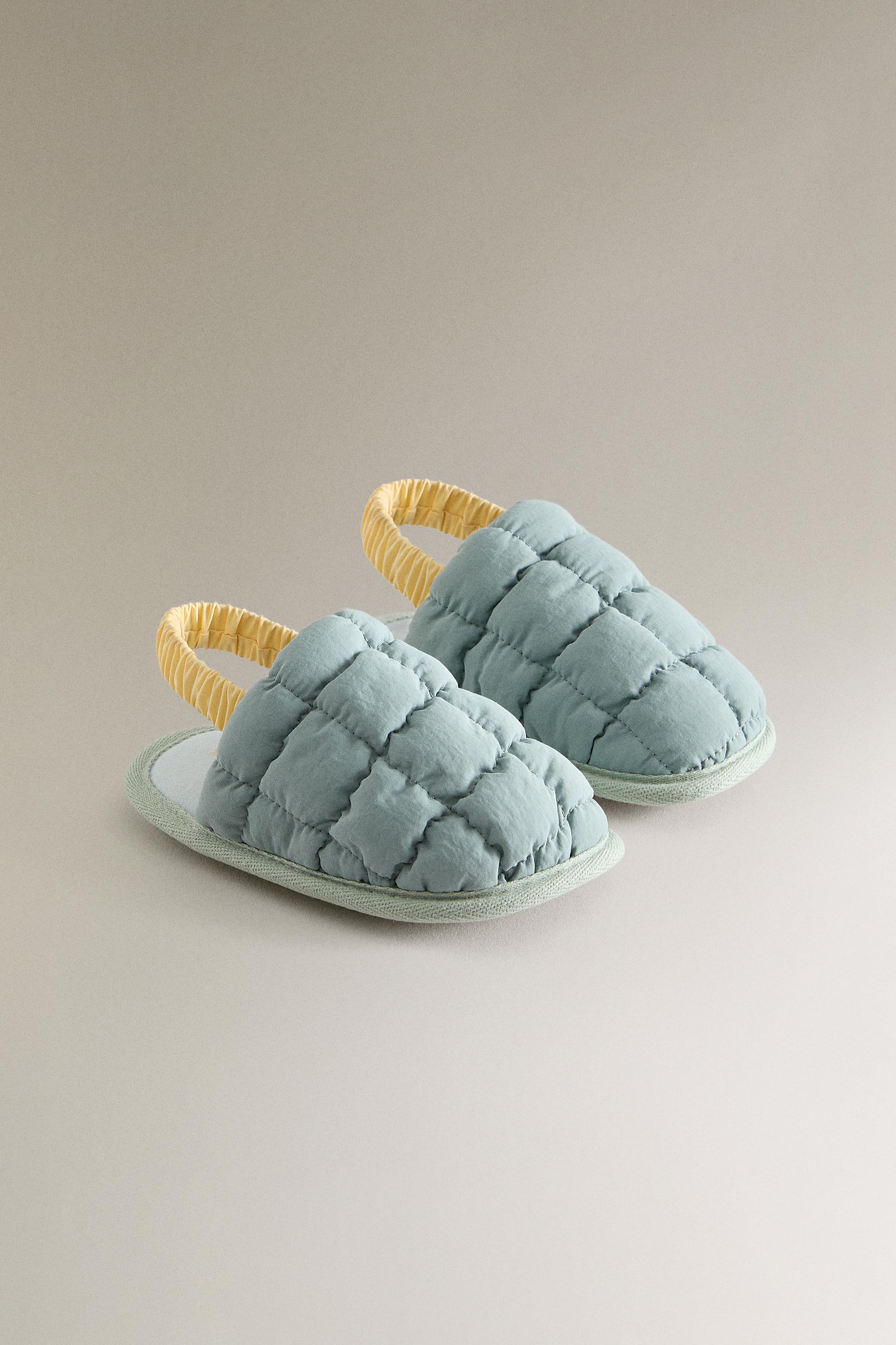 CHILDREN'S QUILTED MULE SLIPPERS