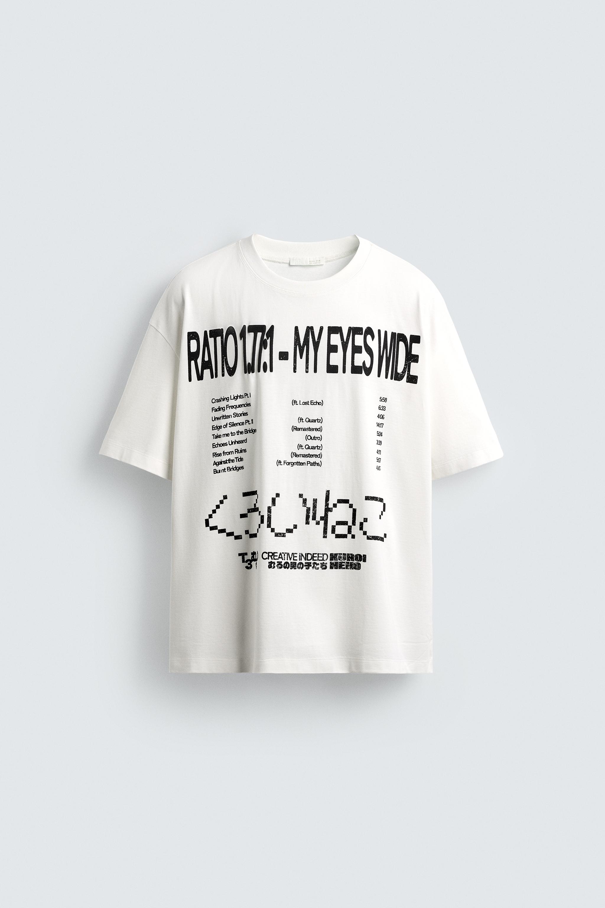 GRAPHIC TEXT T-SHIRT