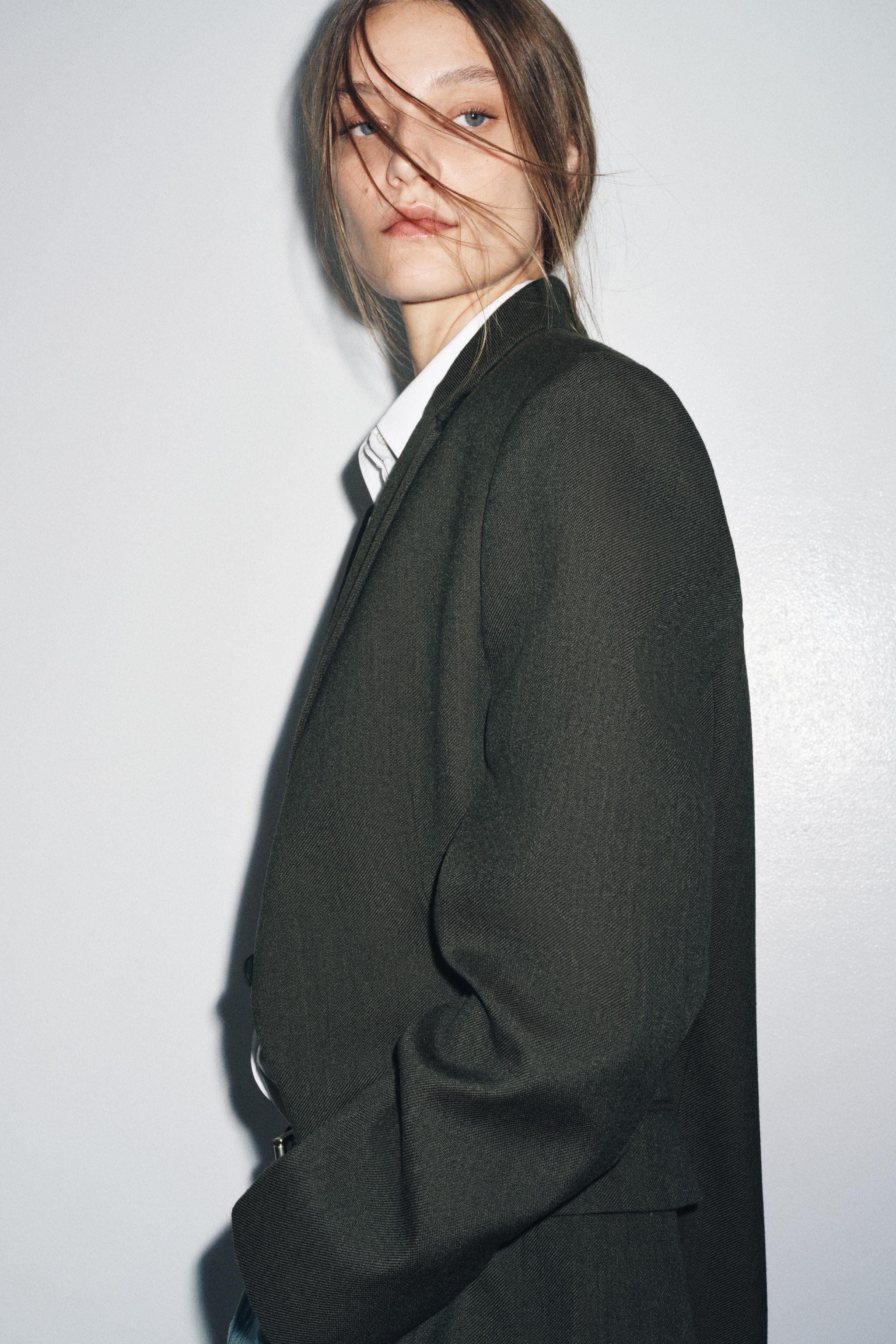 OVERSIZED WOOL BLAZER ZW COLLECTION