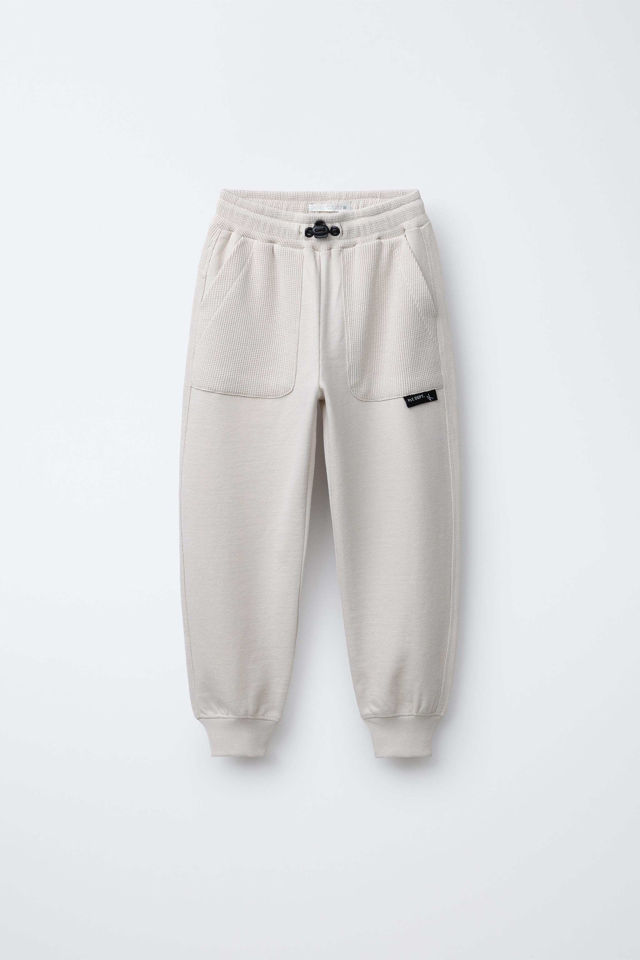COMBINATION WAFFLE JOGGER PANTS