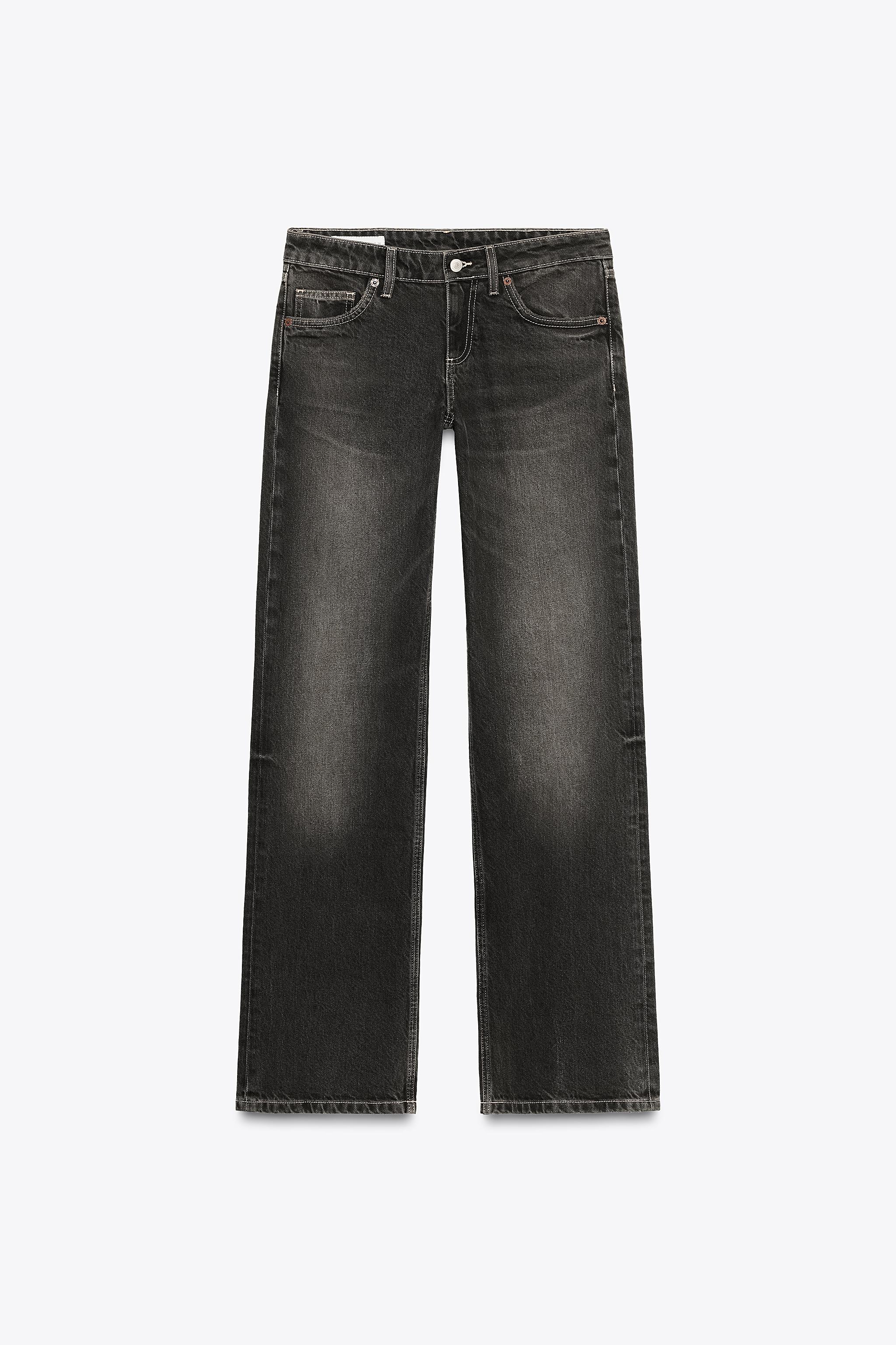 TRF LOW RISE WIDE LEG JEANS